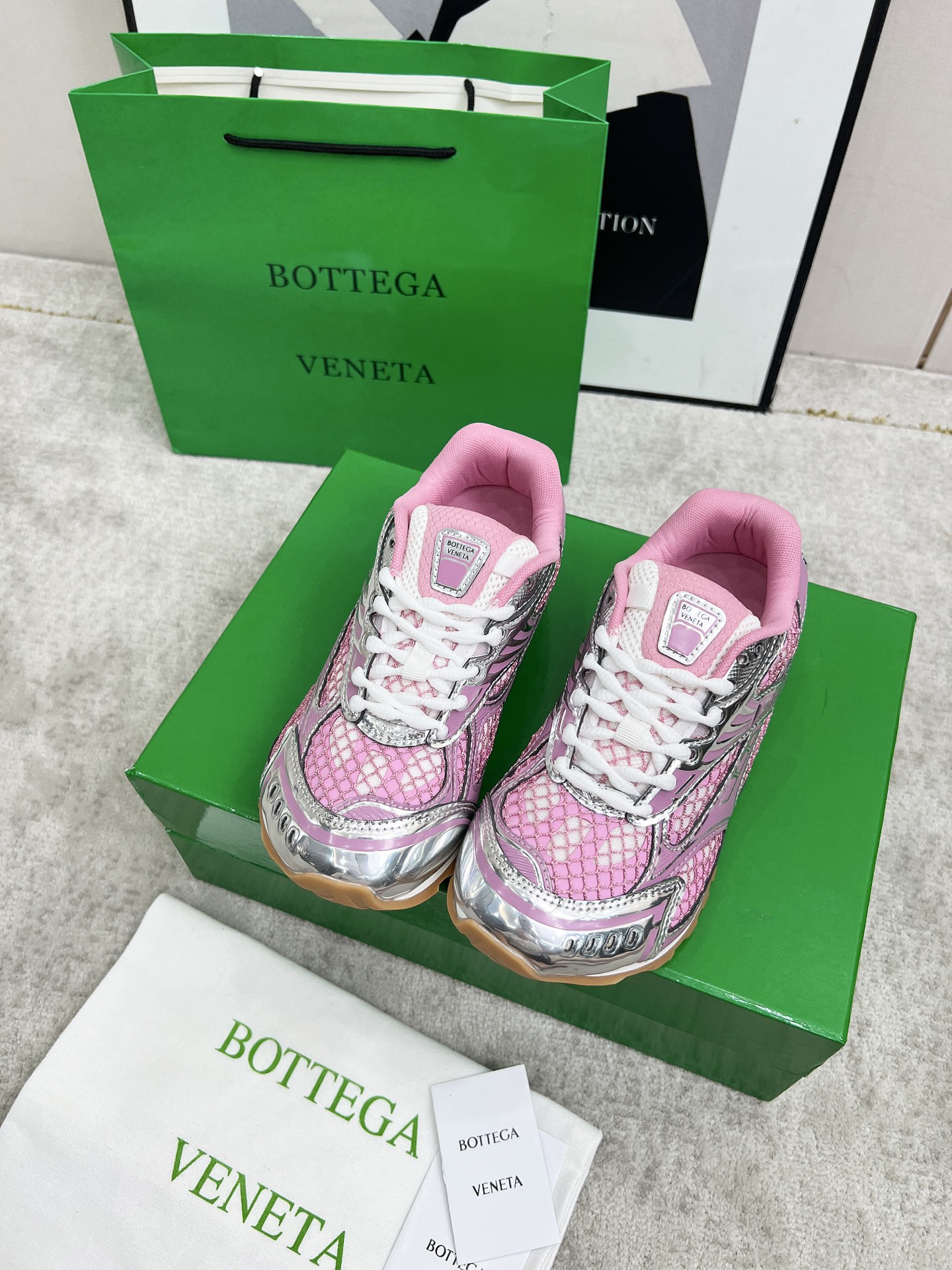 Bottega Veneta Male Sneakers Mesh 45-s
