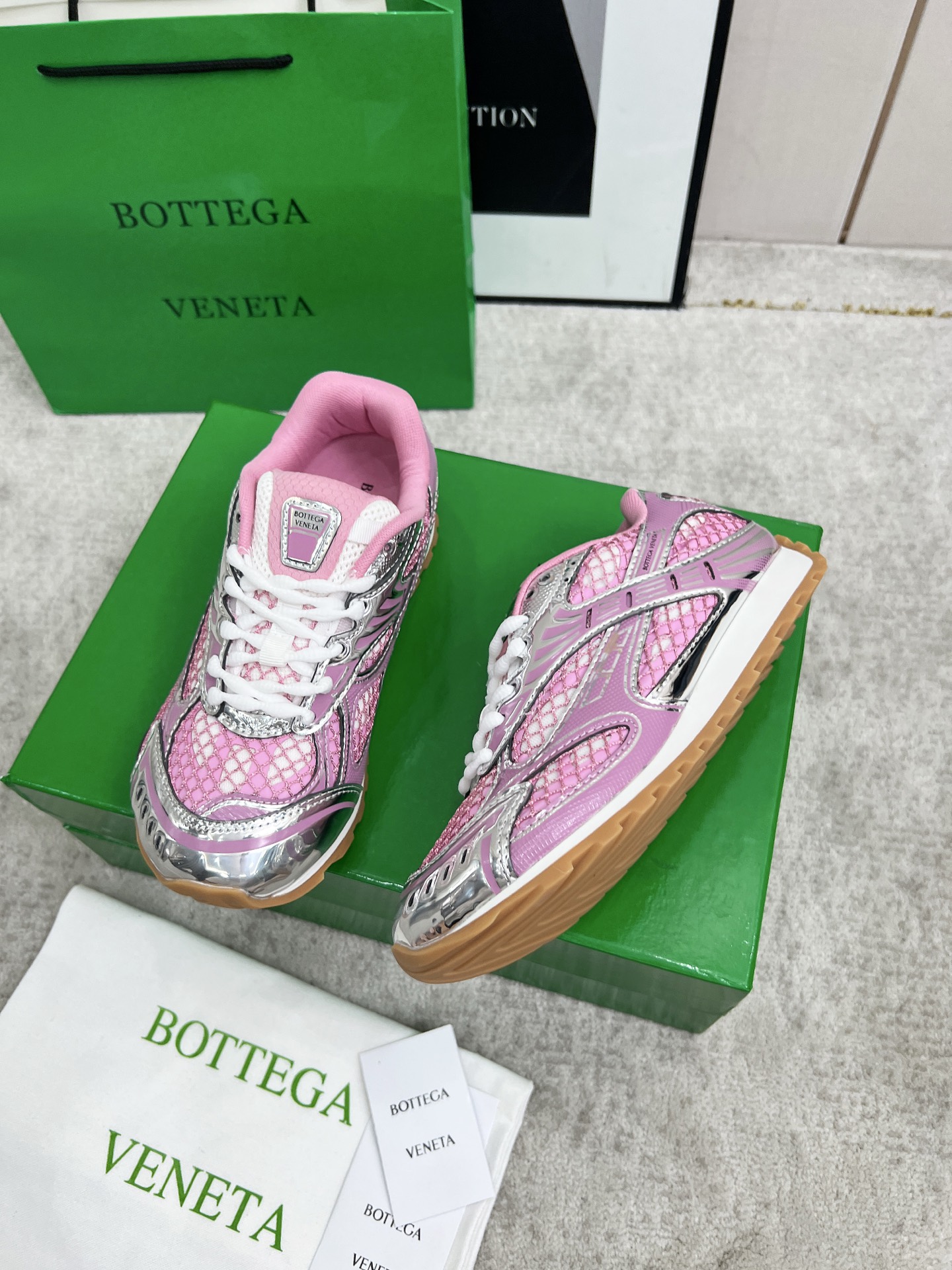 Bottega Veneta Male Sneakers Mesh 45-s