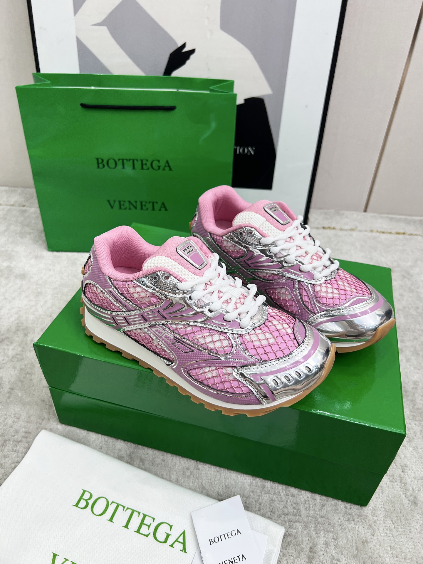 Bottega Veneta Male Sneakers Mesh 45-s