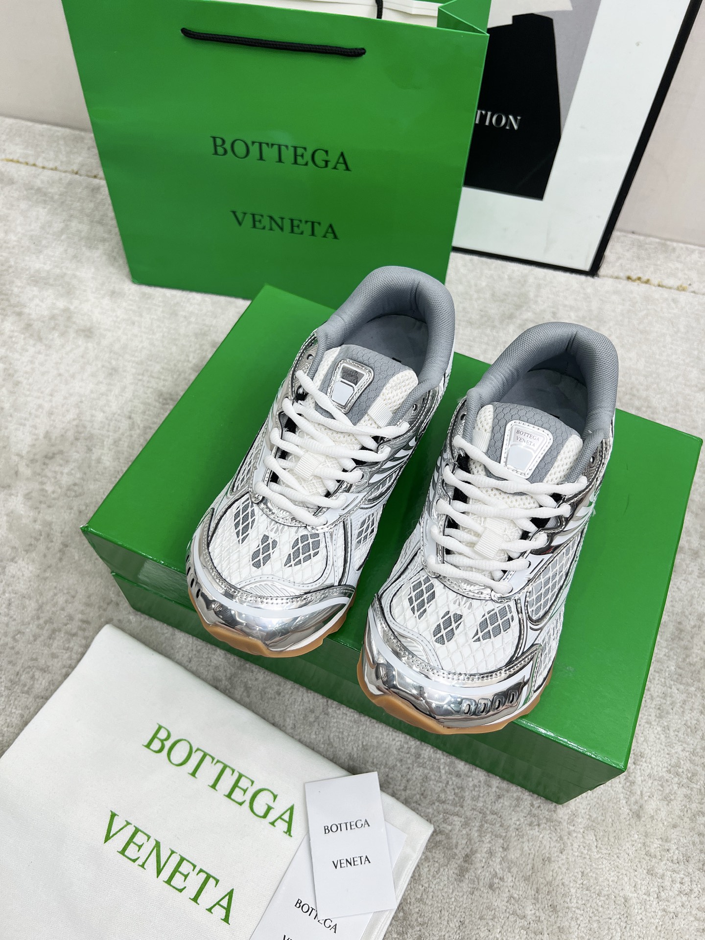 Bottega Veneta Male Sneakers Mesh 45-s