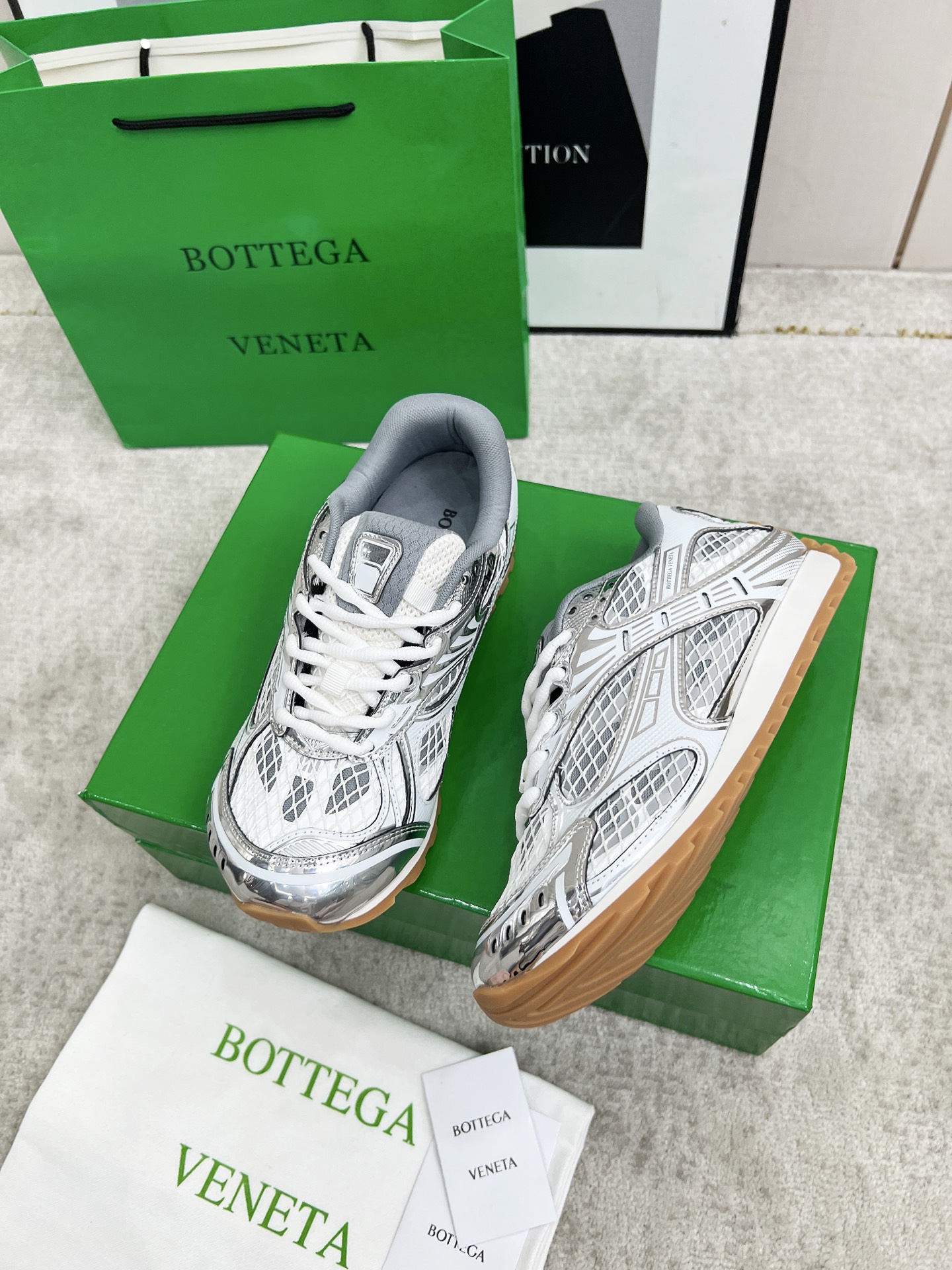 Bottega Veneta Male Sneakers Mesh 45-s