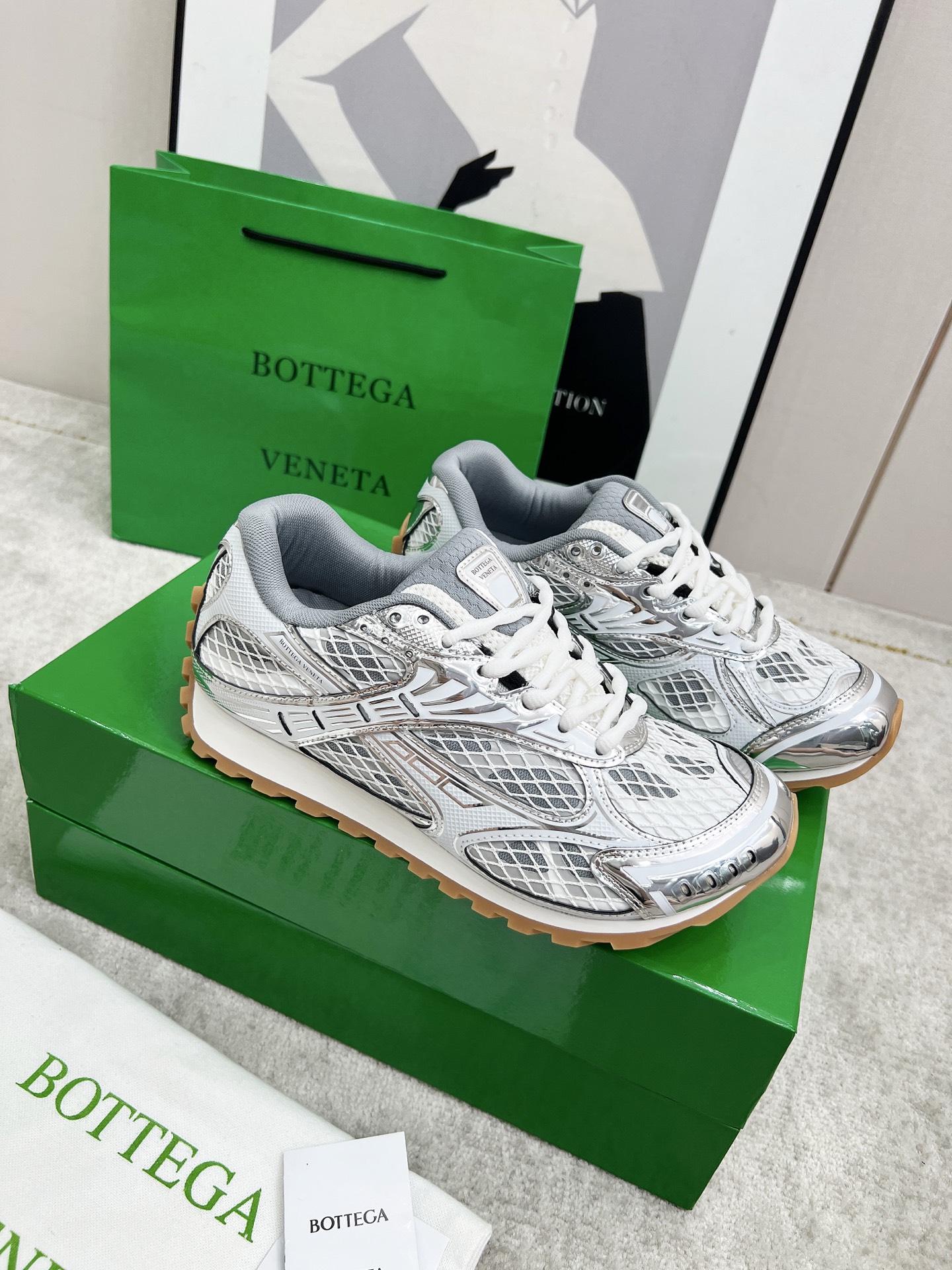Bottega Veneta Male Sneakers Mesh 45-s