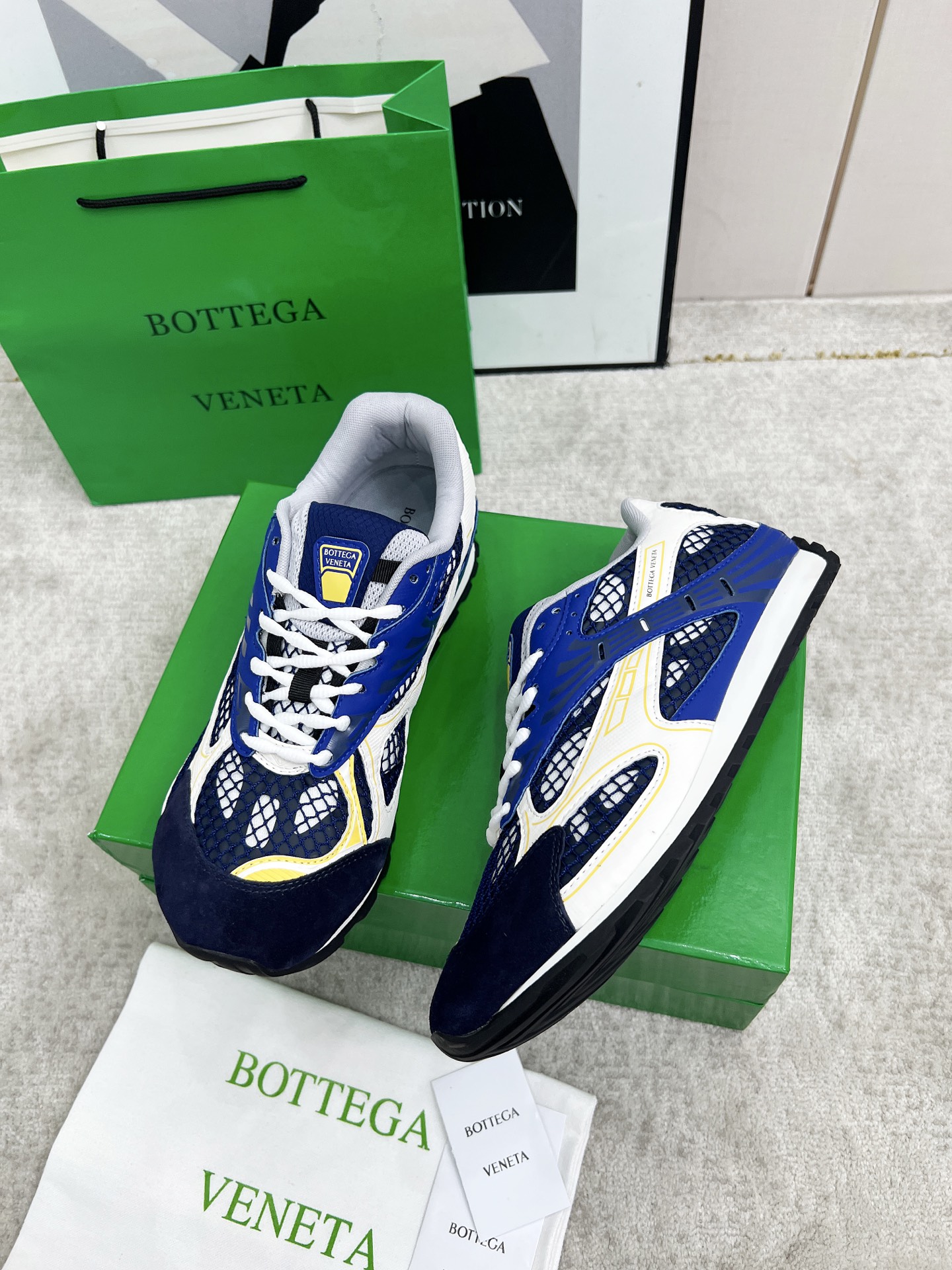 Bottega Veneta Male Sneakers Mesh 45-s