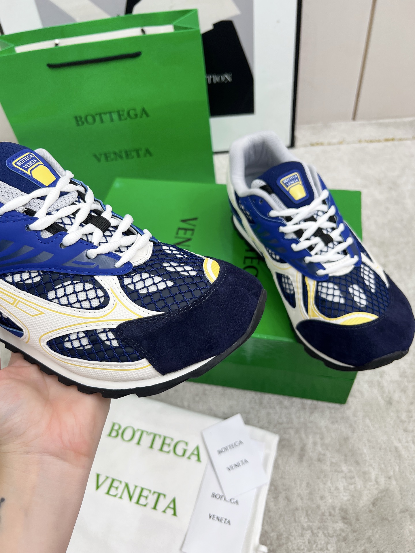 Bottega Veneta Male Sneakers Mesh 45-s