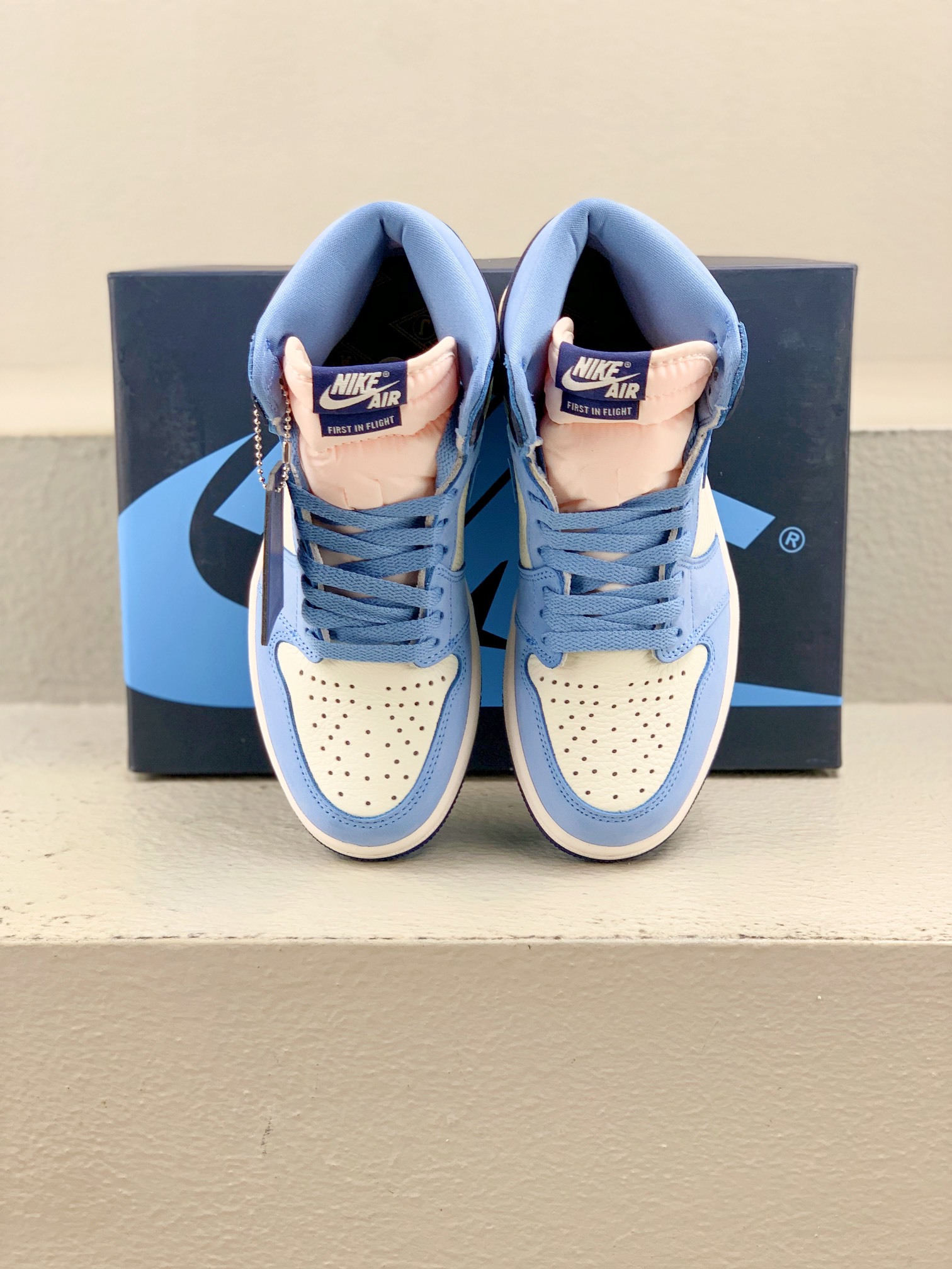 Jordan Nike Male Leather Shoes White M-l-s