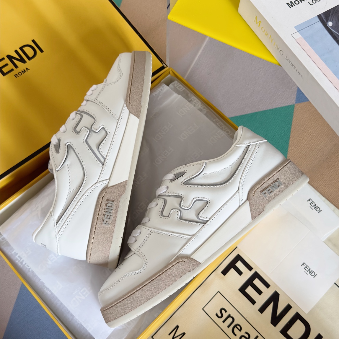 Fendi Louis Vuitton Male Board Shoes Breathable M-l-s