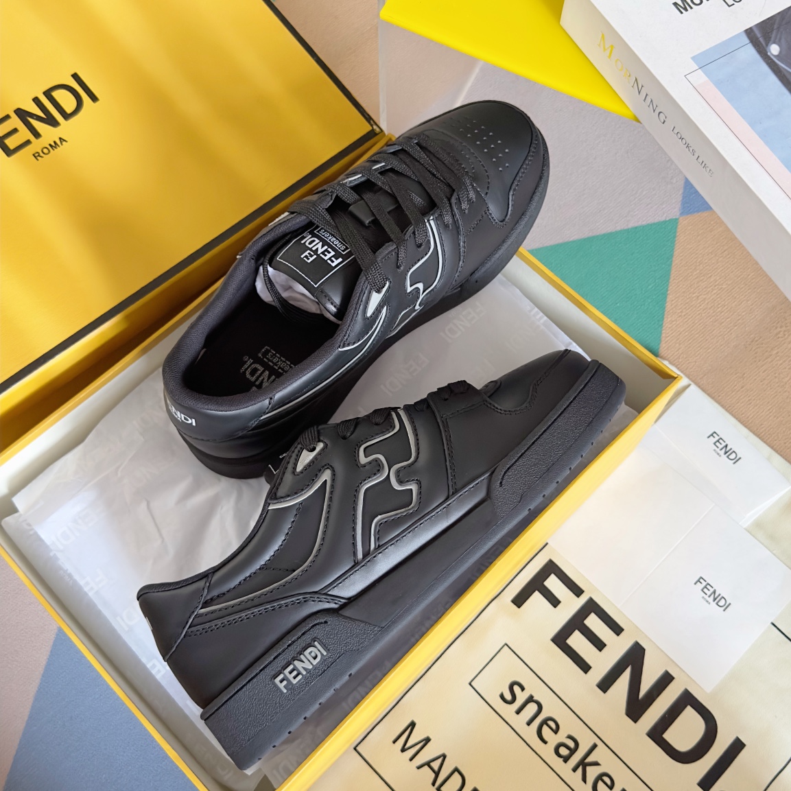 Fendi Louis Vuitton Male Board Shoes Breathable M-l-s