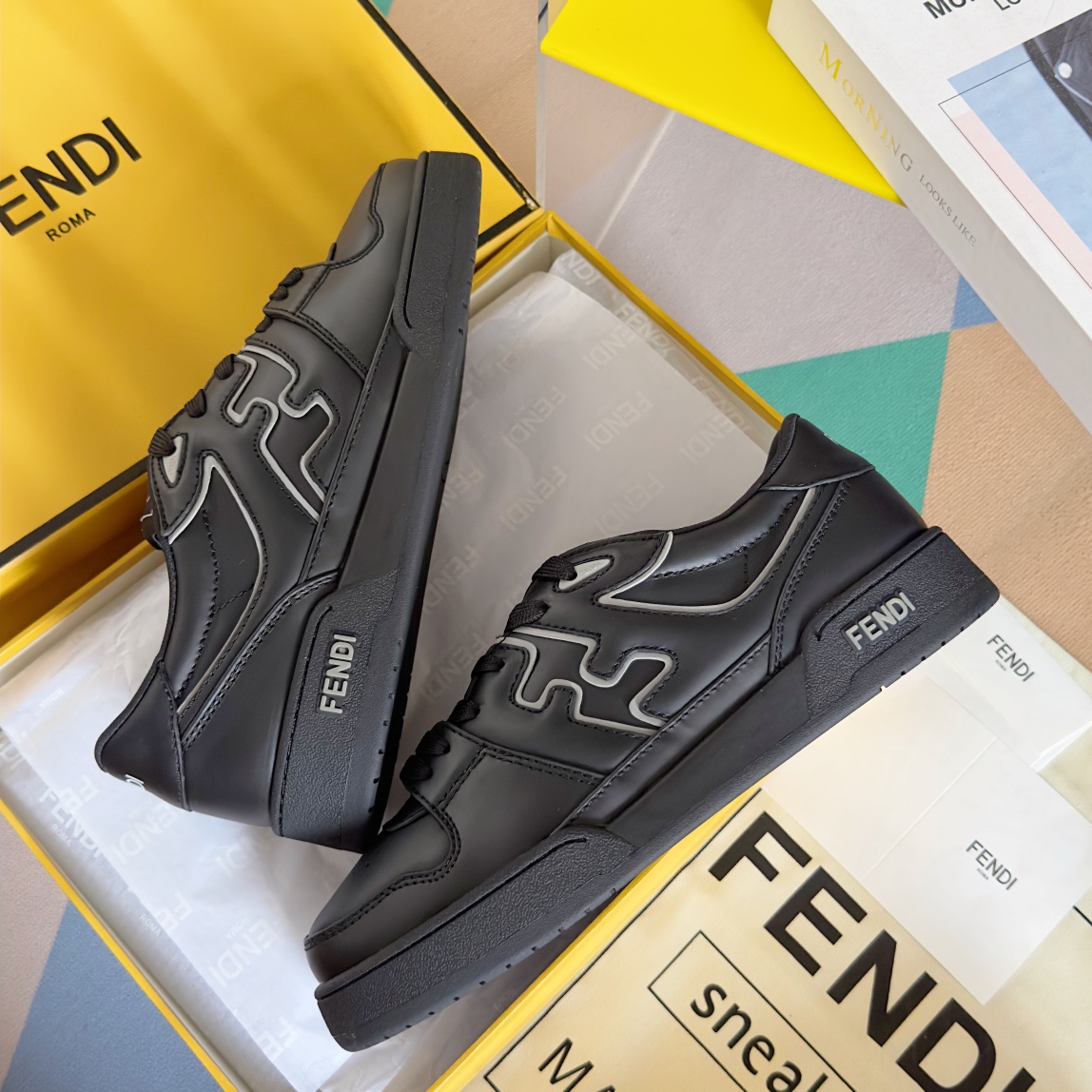 Fendi Louis Vuitton Male Board Shoes Breathable M-l-s