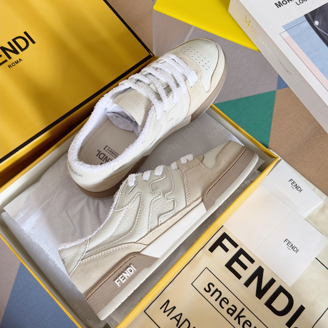 Fendi Louis Vuitton Male Board Shoes Breathable M-l-s