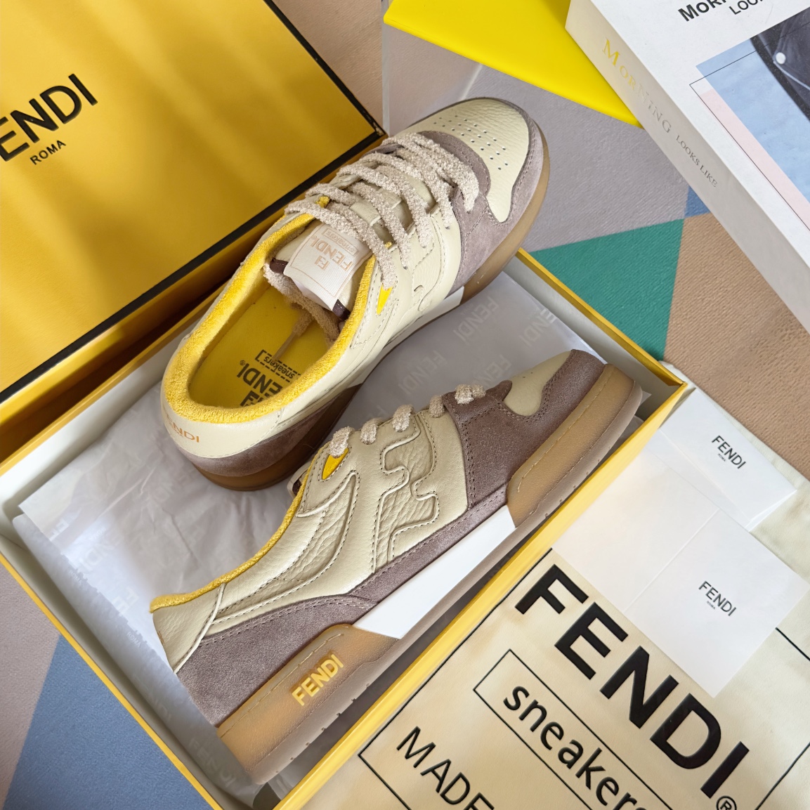 Fendi Louis Vuitton Male Board Shoes Breathable M-l-s