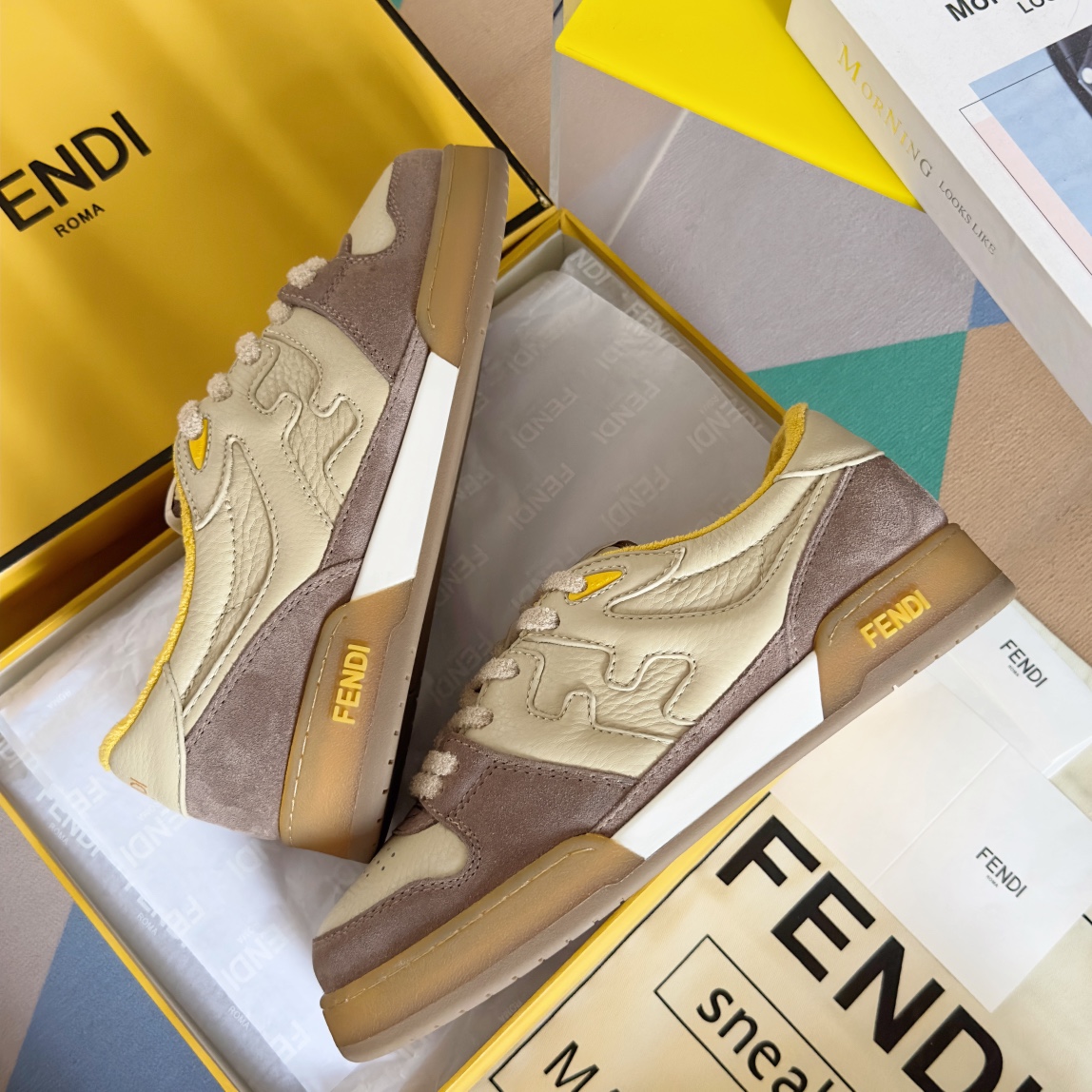 Fendi Louis Vuitton Male Board Shoes Breathable M-l-s