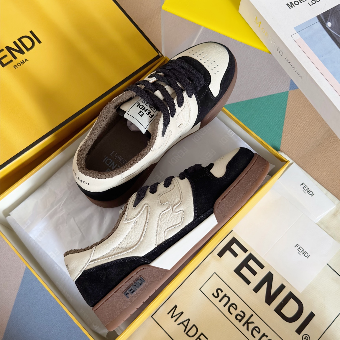 Fendi Louis Vuitton Male Board Shoes Breathable M-l-s