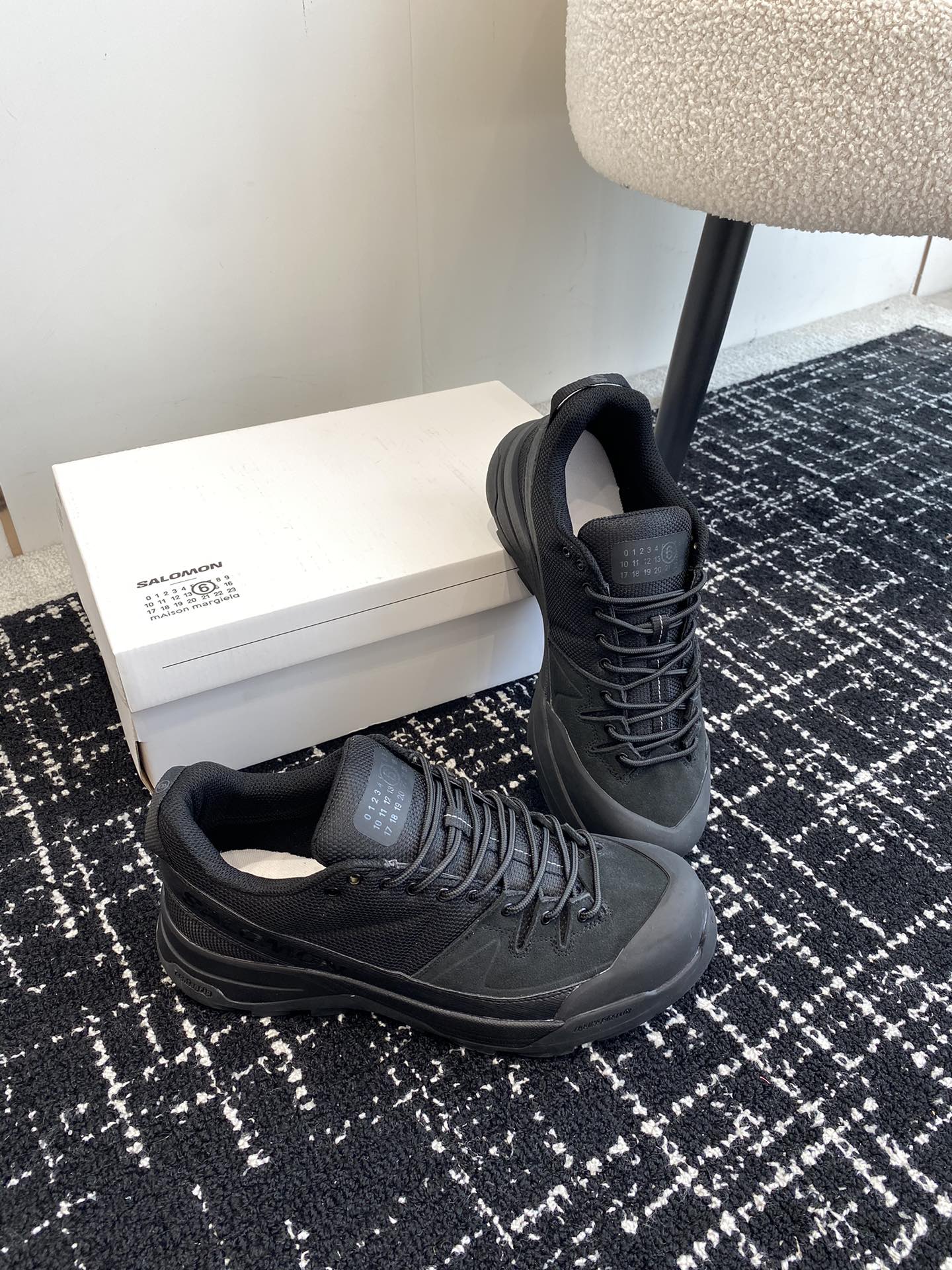 Male Sneakers Black Breathable M-l-s
