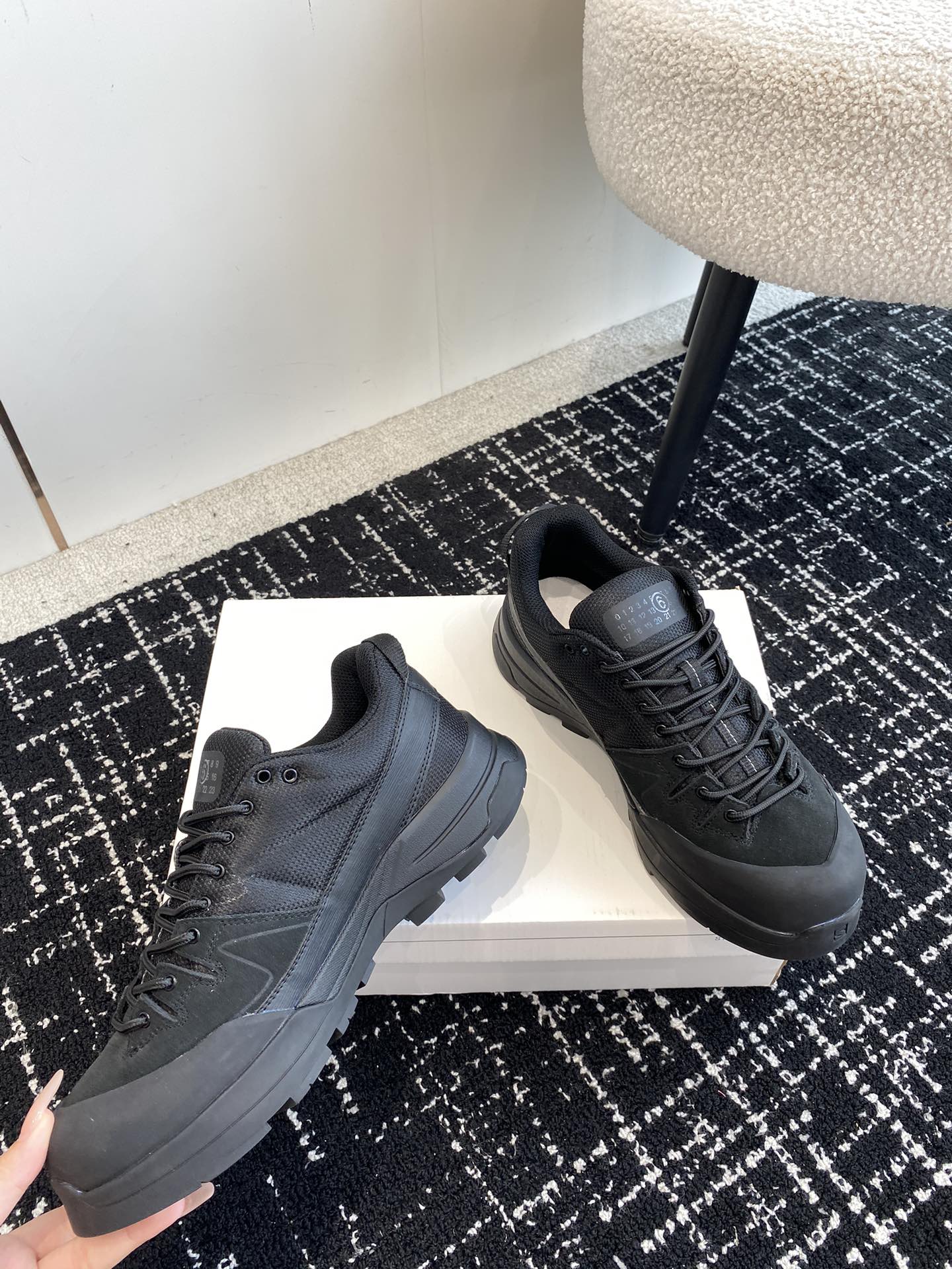 Male Sneakers Black Breathable M-l-s