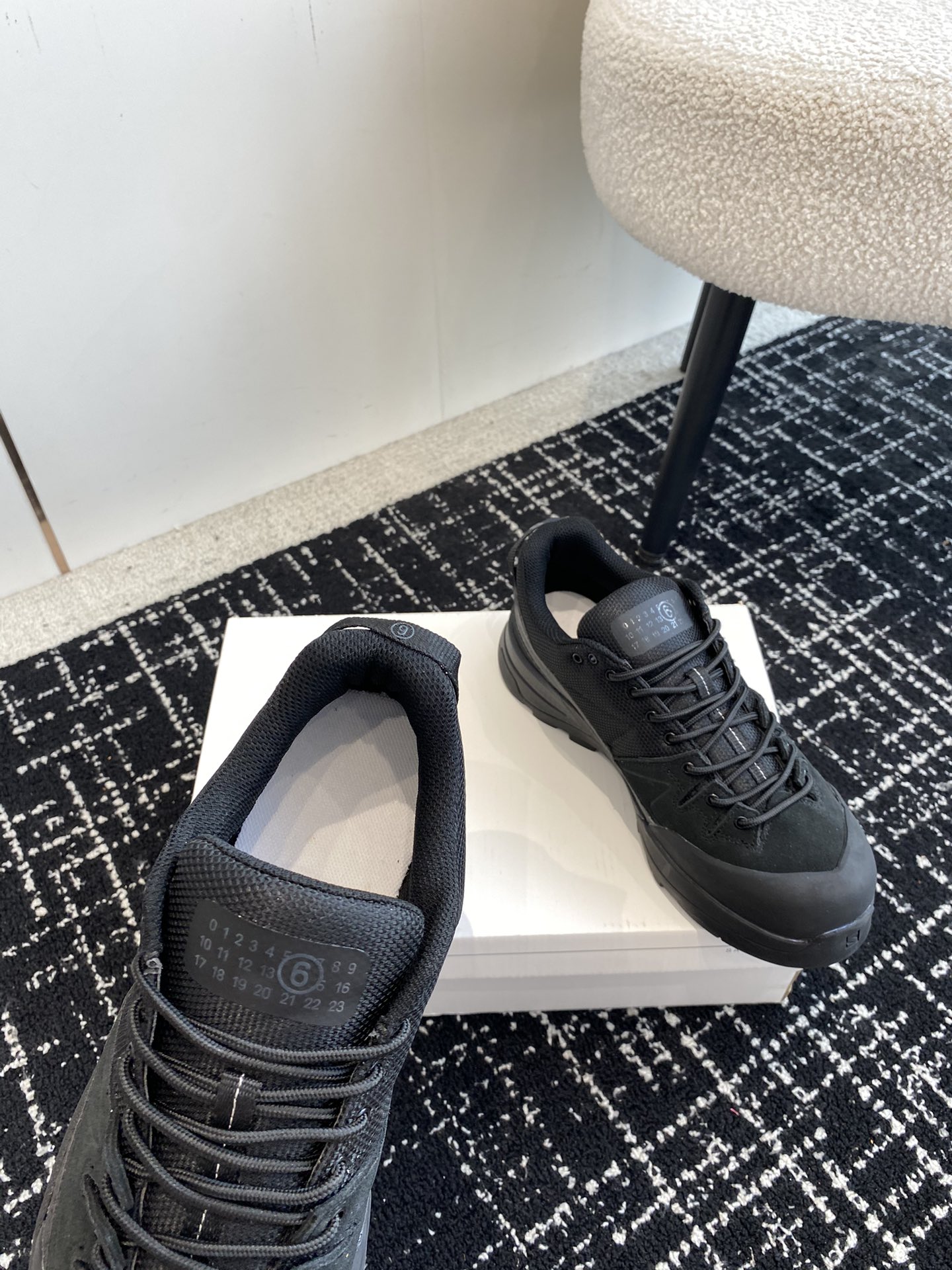 Male Sneakers Black Breathable M-l-s