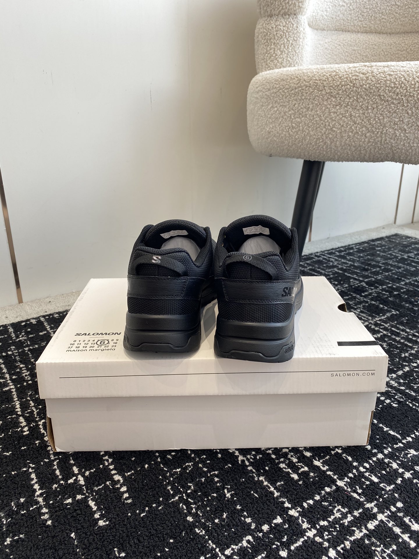 Male Sneakers Black Breathable M-l-s