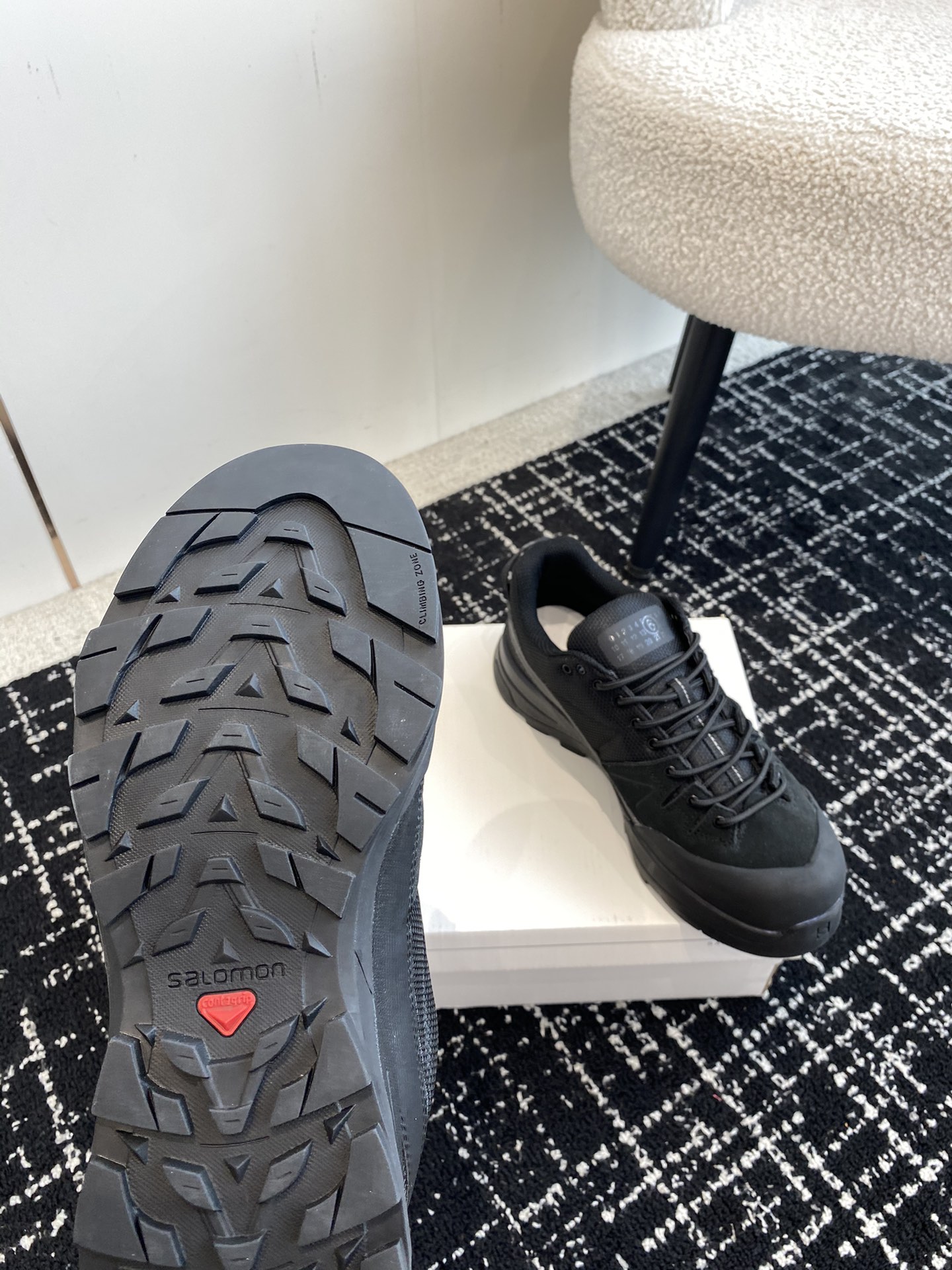 Male Sneakers Black Breathable M-l-s