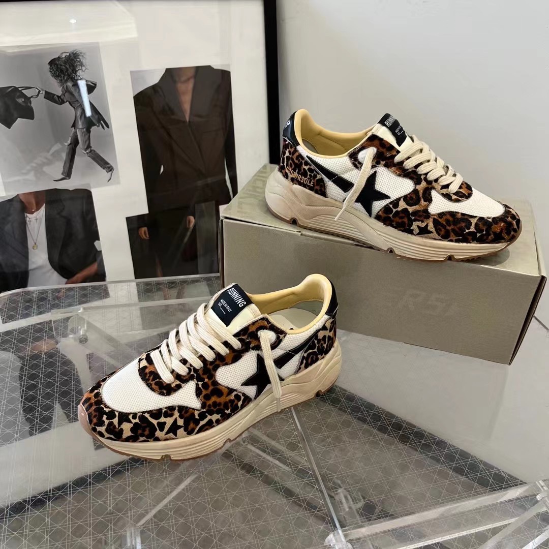 Golden Goose Female Sneakers Mesh Black L-s