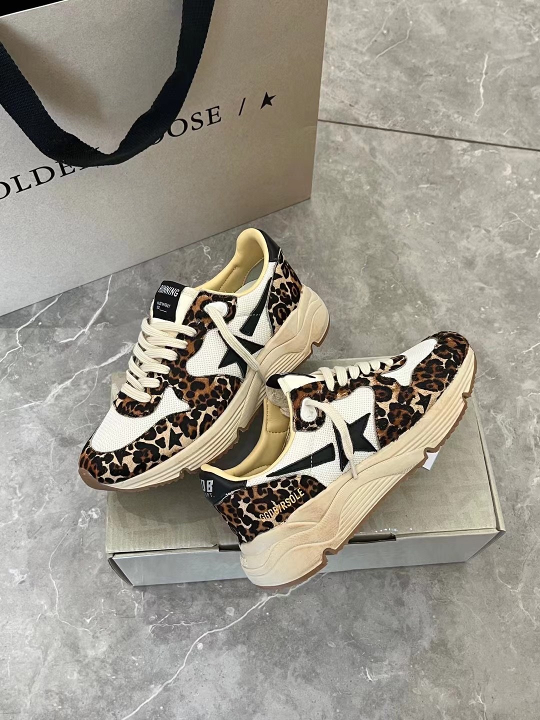 Golden Goose Female Sneakers Mesh Black L-s