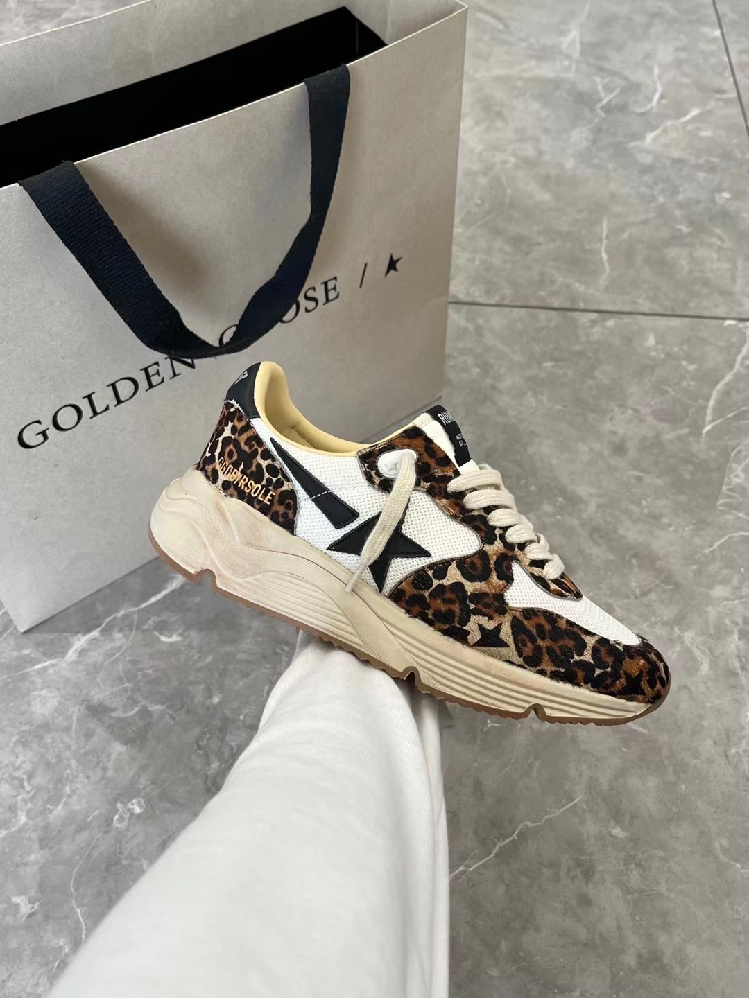 Golden Goose Female Sneakers Mesh Black L-s
