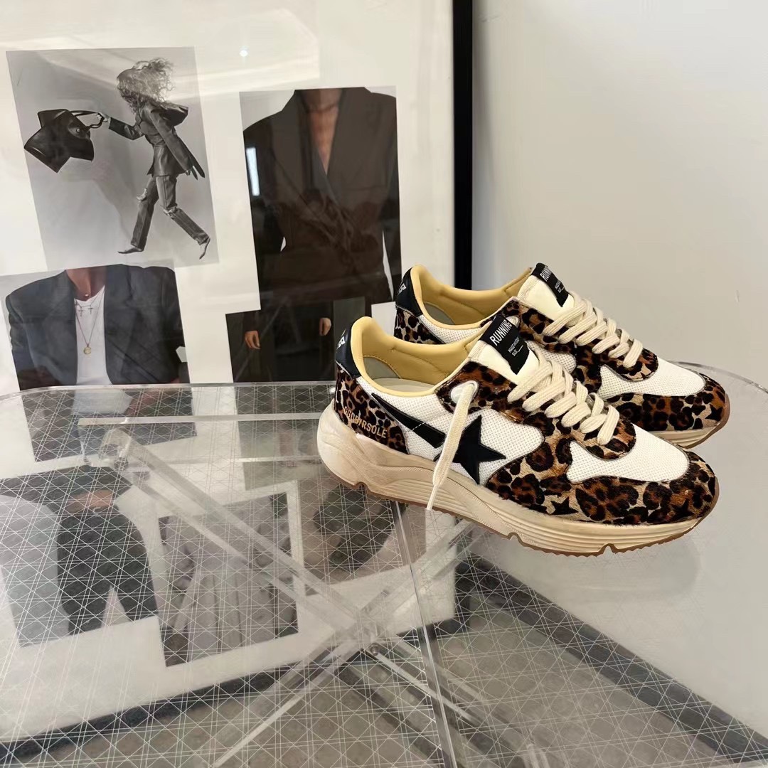 Golden Goose Female Sneakers Mesh Black L-s