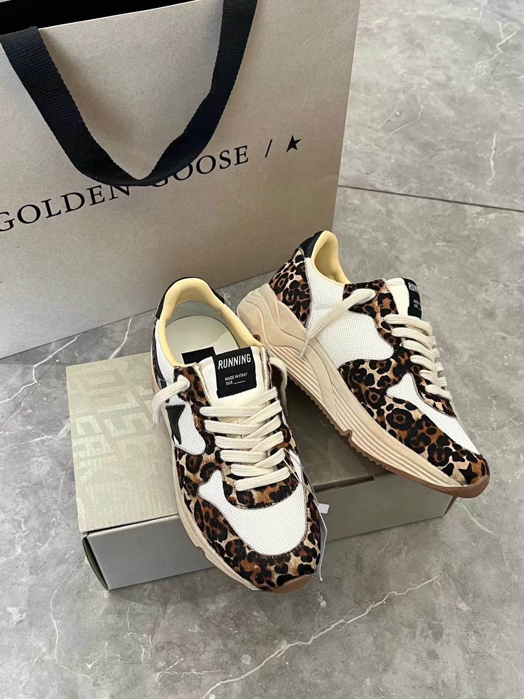 Golden Goose Female Sneakers Mesh Black L-s