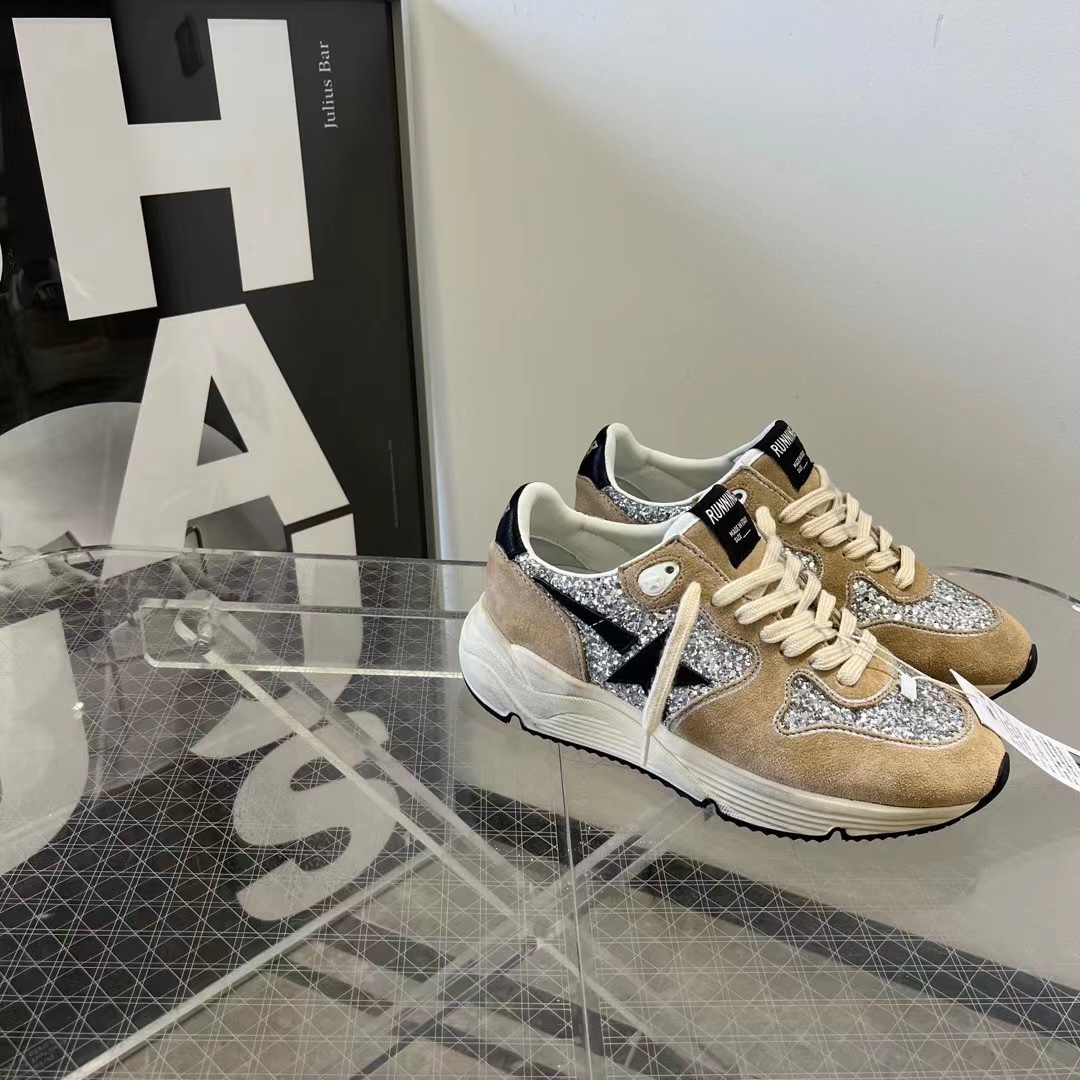 Golden Goose Female Sneakers Mesh Black L-s