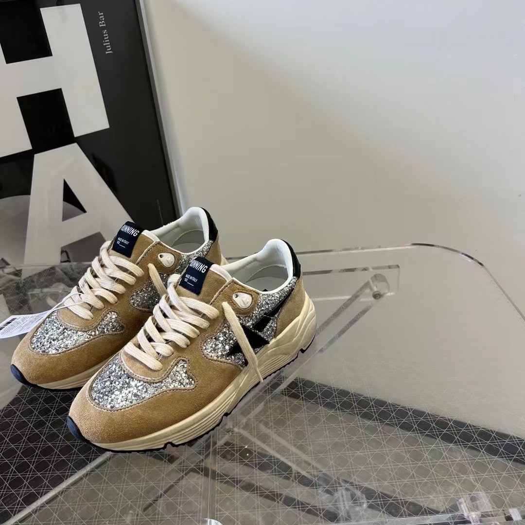 Golden Goose Female Sneakers Mesh Black L-s