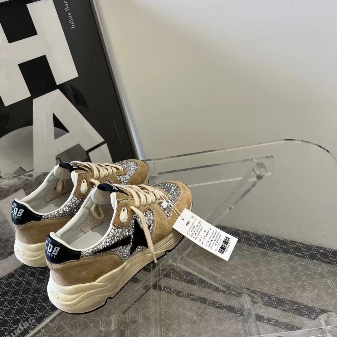 Golden Goose Female Sneakers Mesh Black L-s