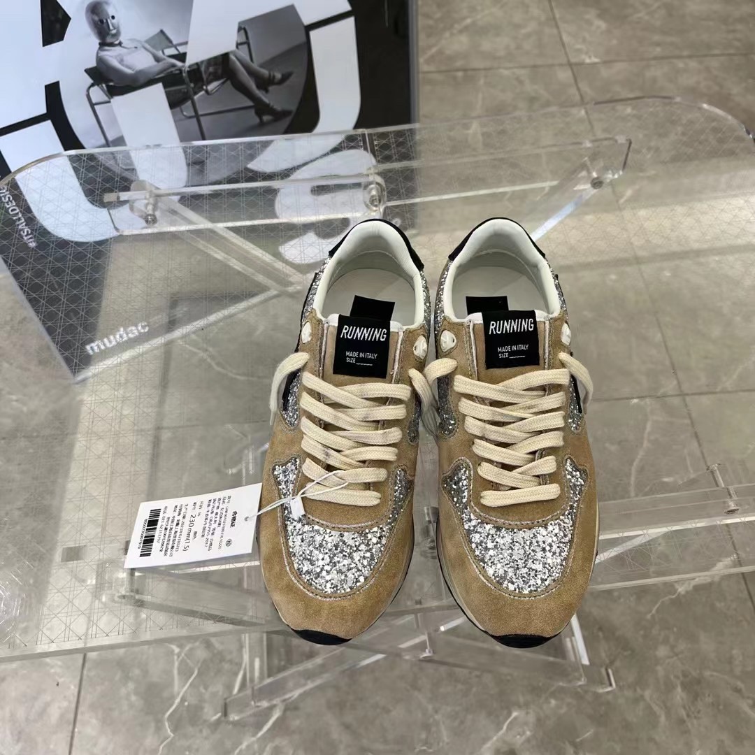 Golden Goose Female Sneakers Mesh Black L-s