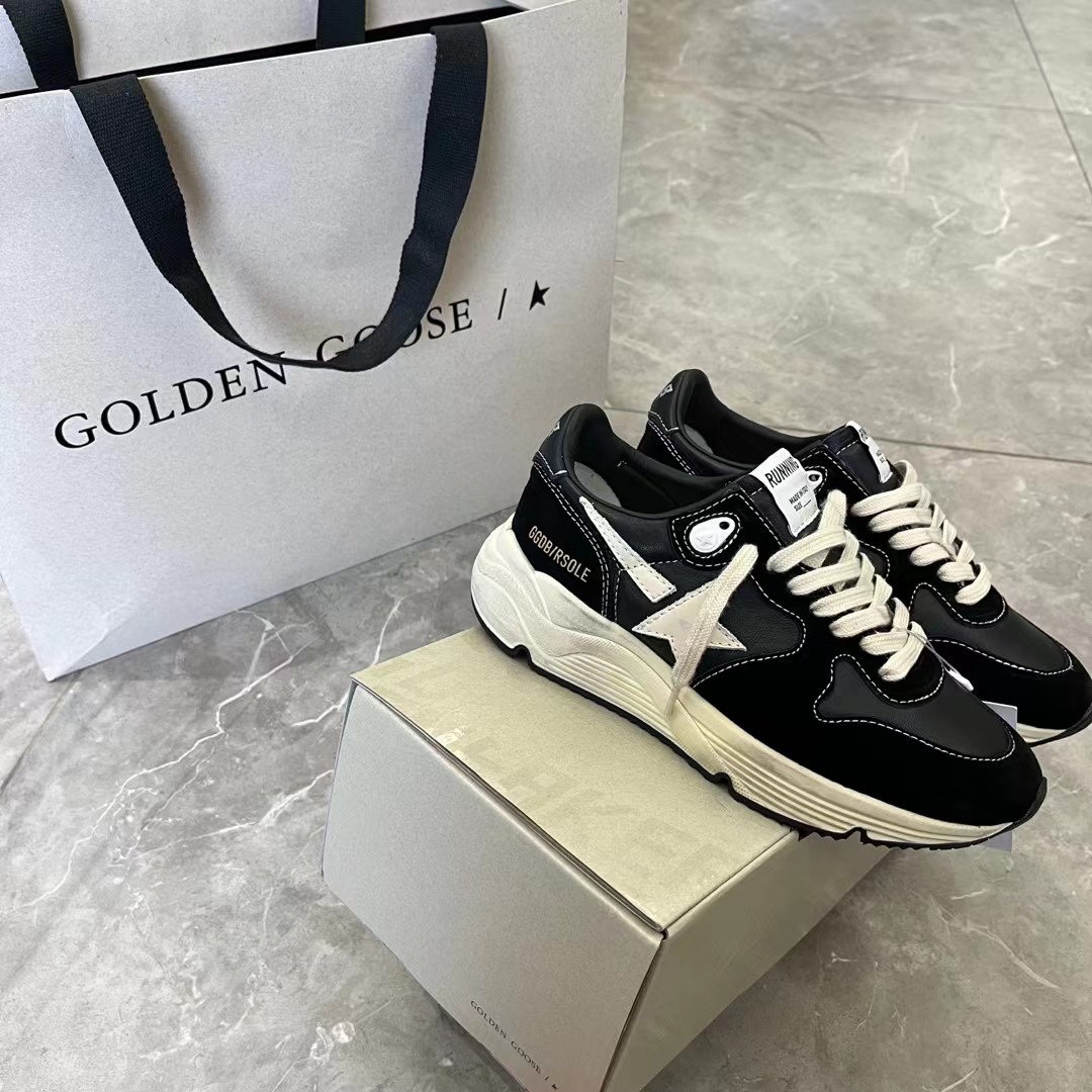 Golden Goose Female Sneakers Mesh Black L-s