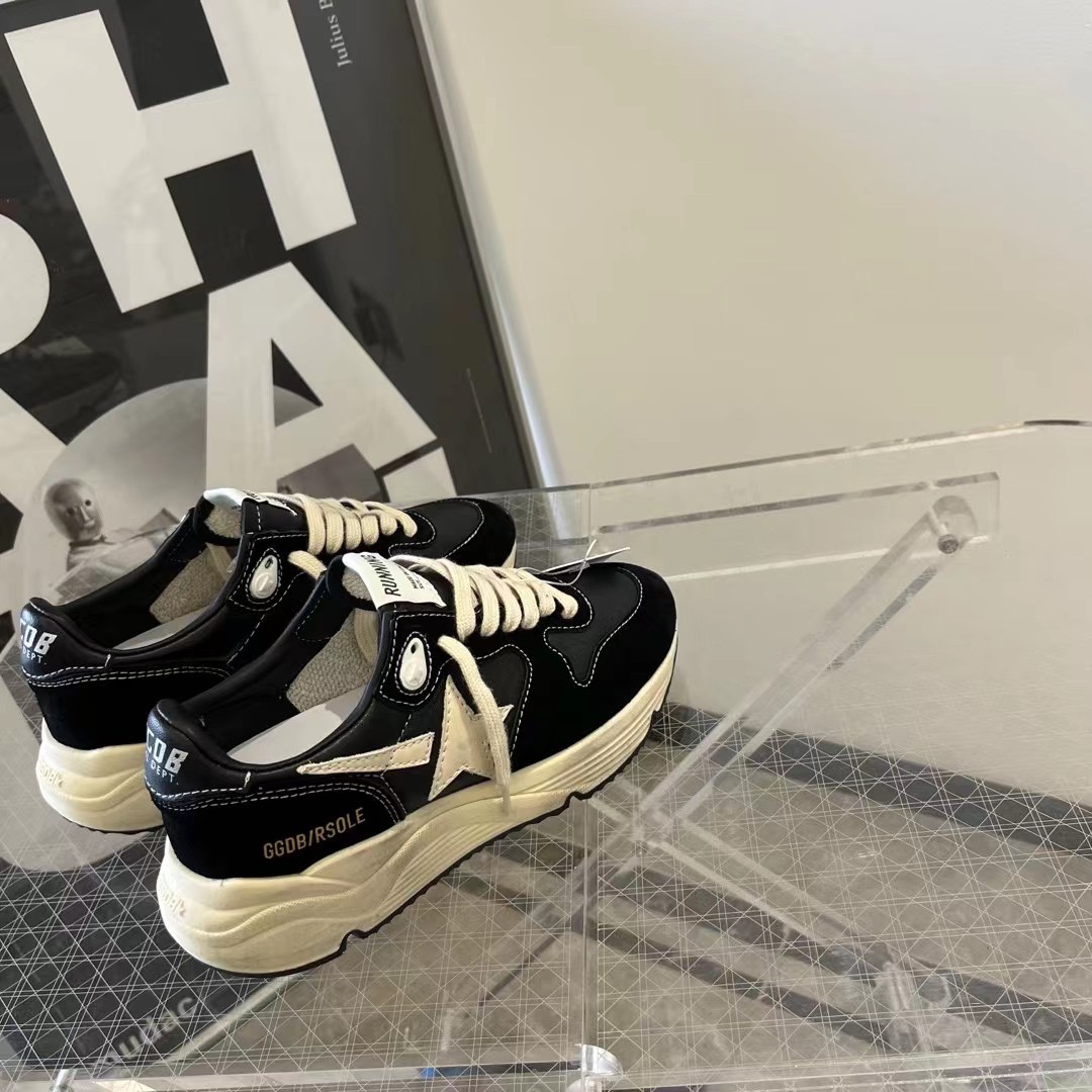 Golden Goose Female Sneakers Mesh Black L-s