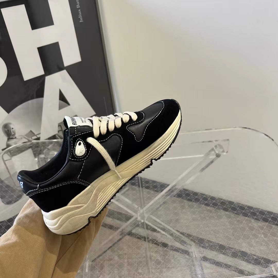 Golden Goose Female Sneakers Mesh Black L-s