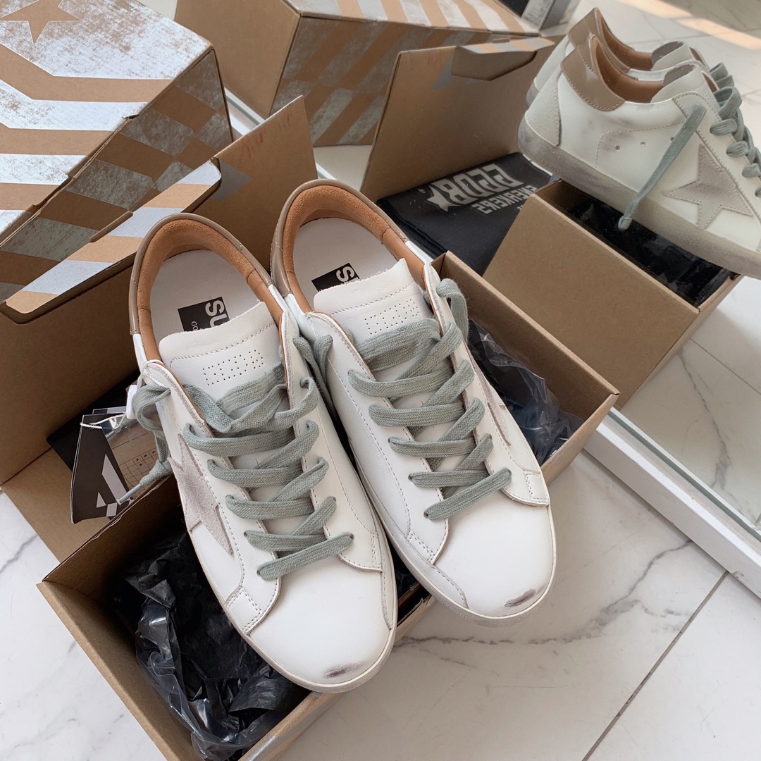 Golden Goose Male Basic Shoes Brown M-l-s