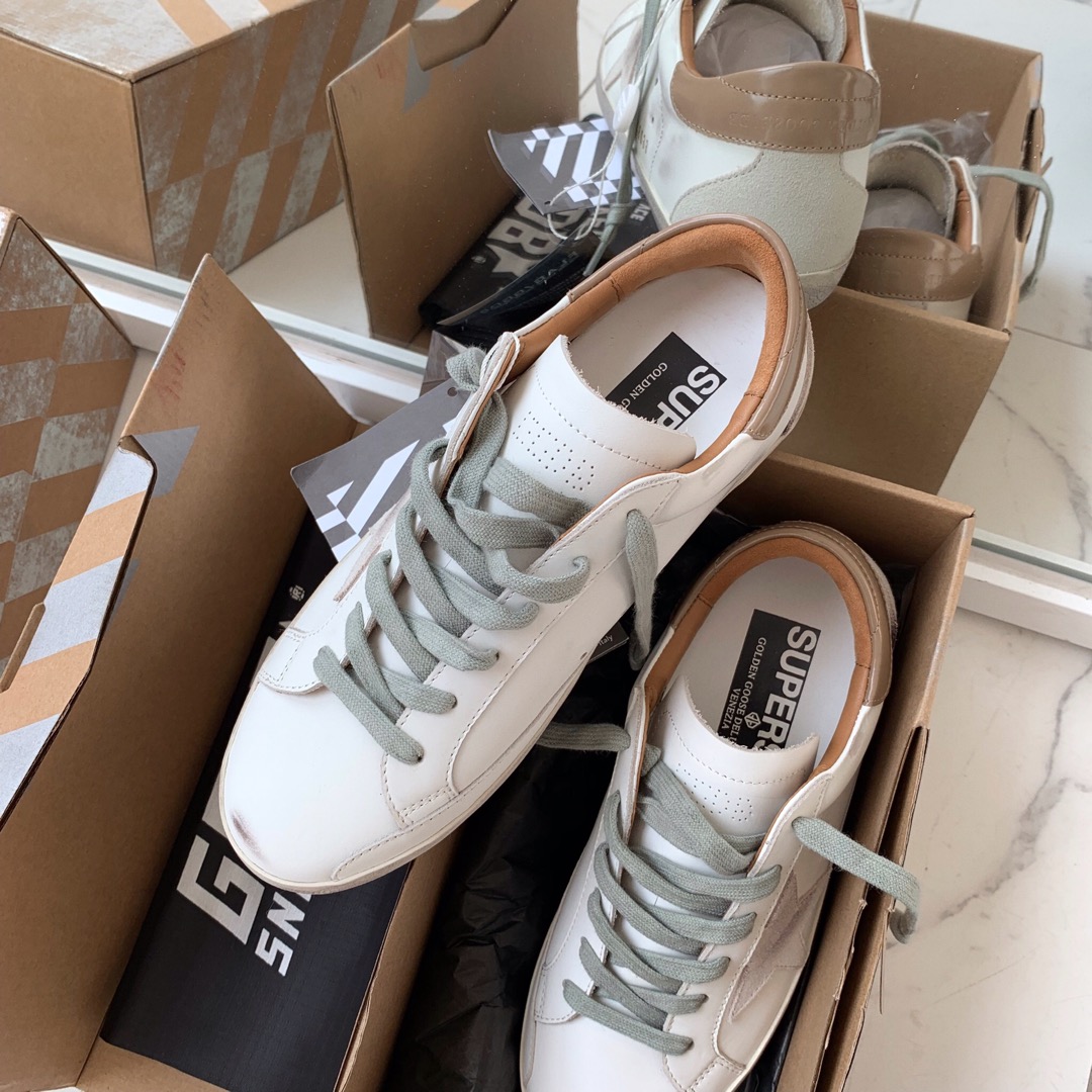 Golden Goose Male Basic Shoes Brown M-l-s