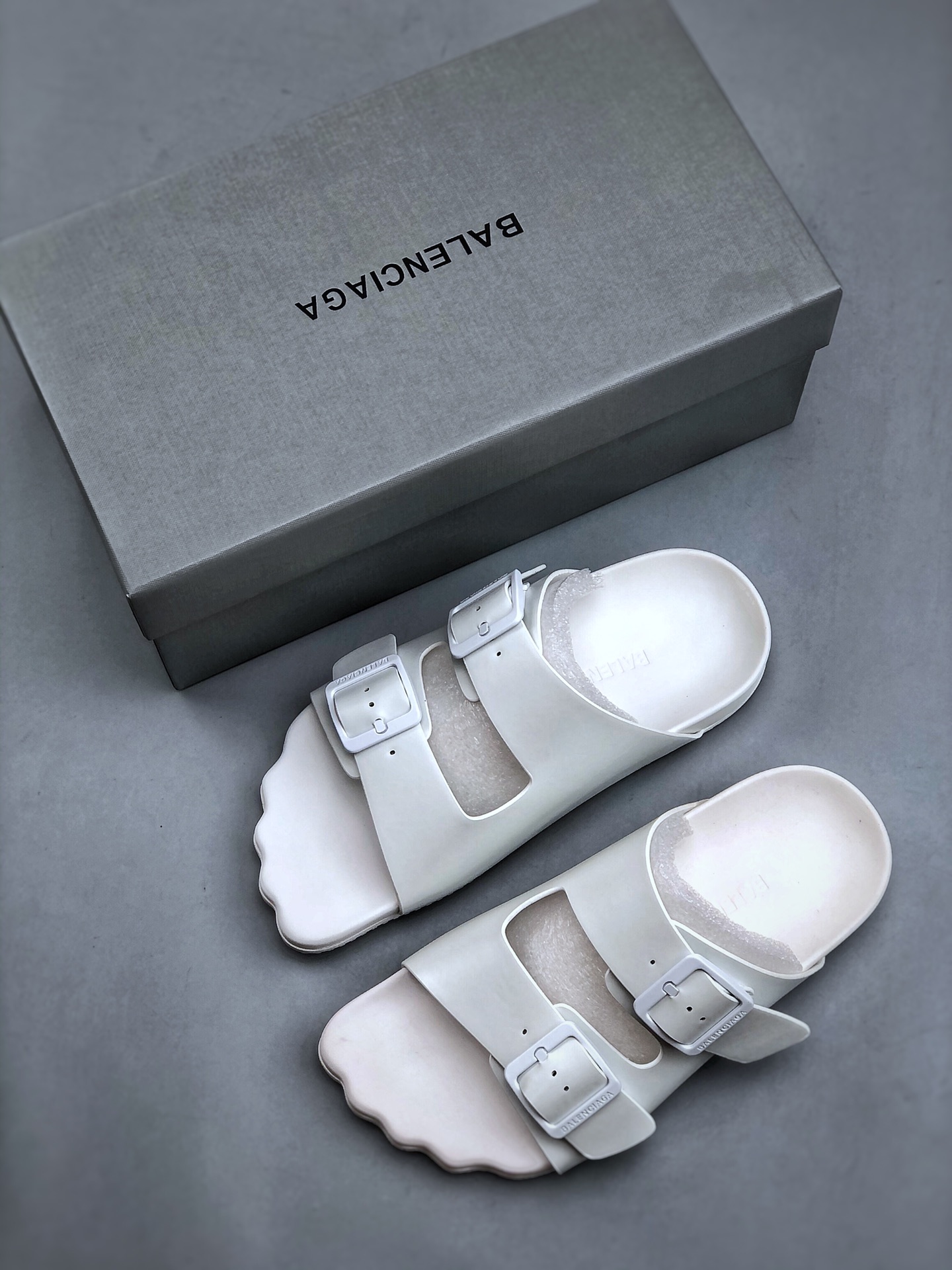 Balenciaga Couple Slippers Black M-l-s