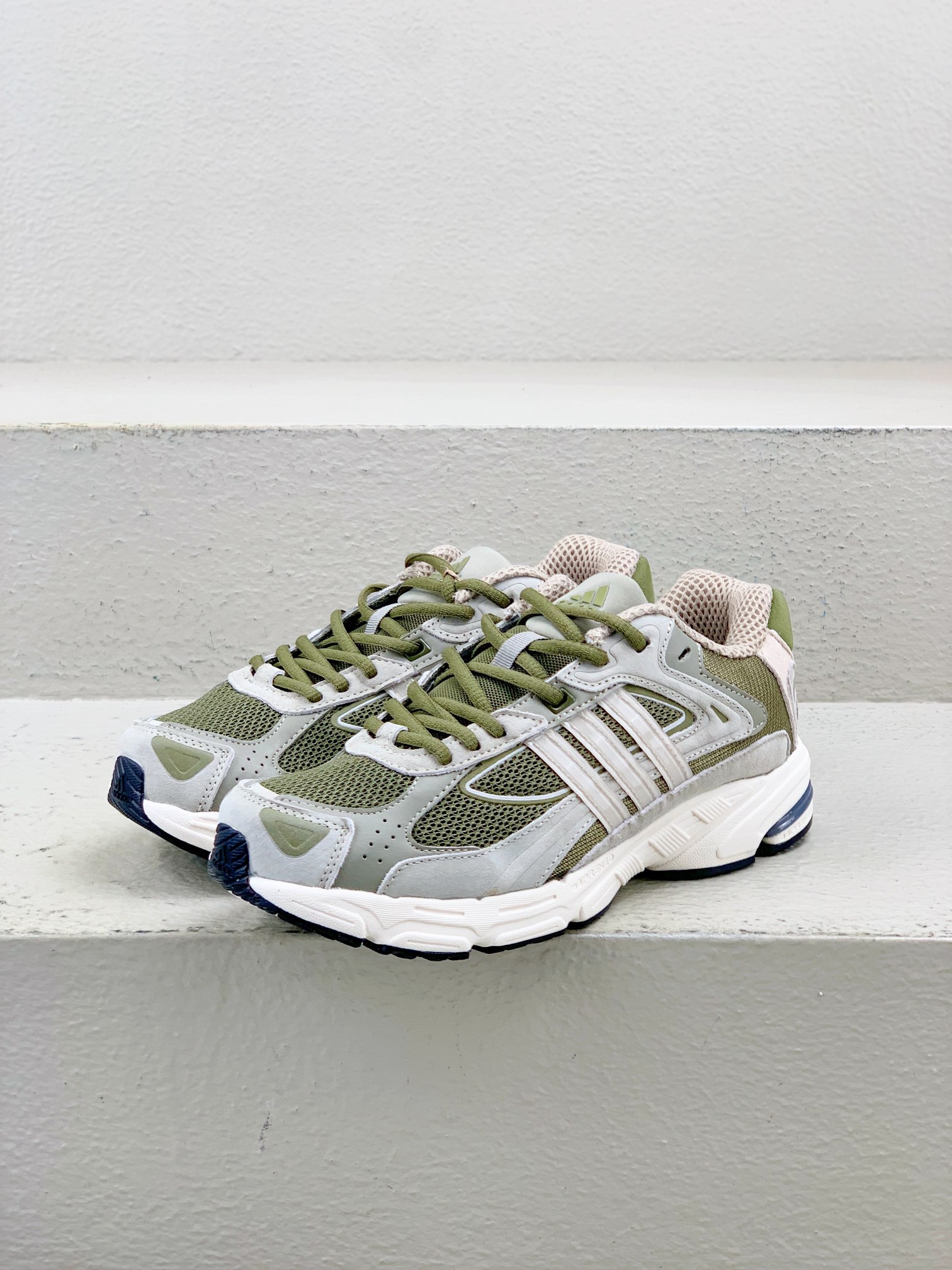 Adidas Running Shoes White Breathable M-l-s