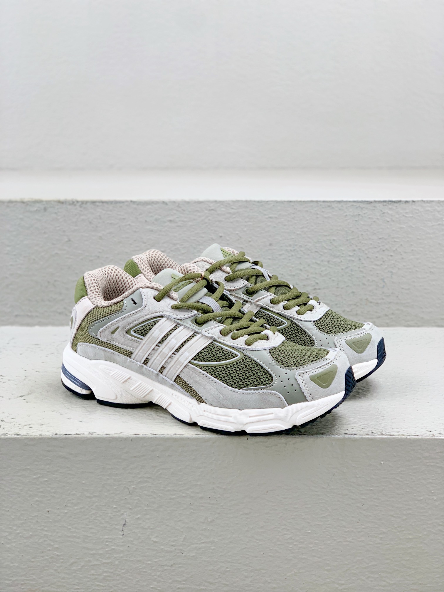 Adidas Running Shoes White Breathable M-l-s