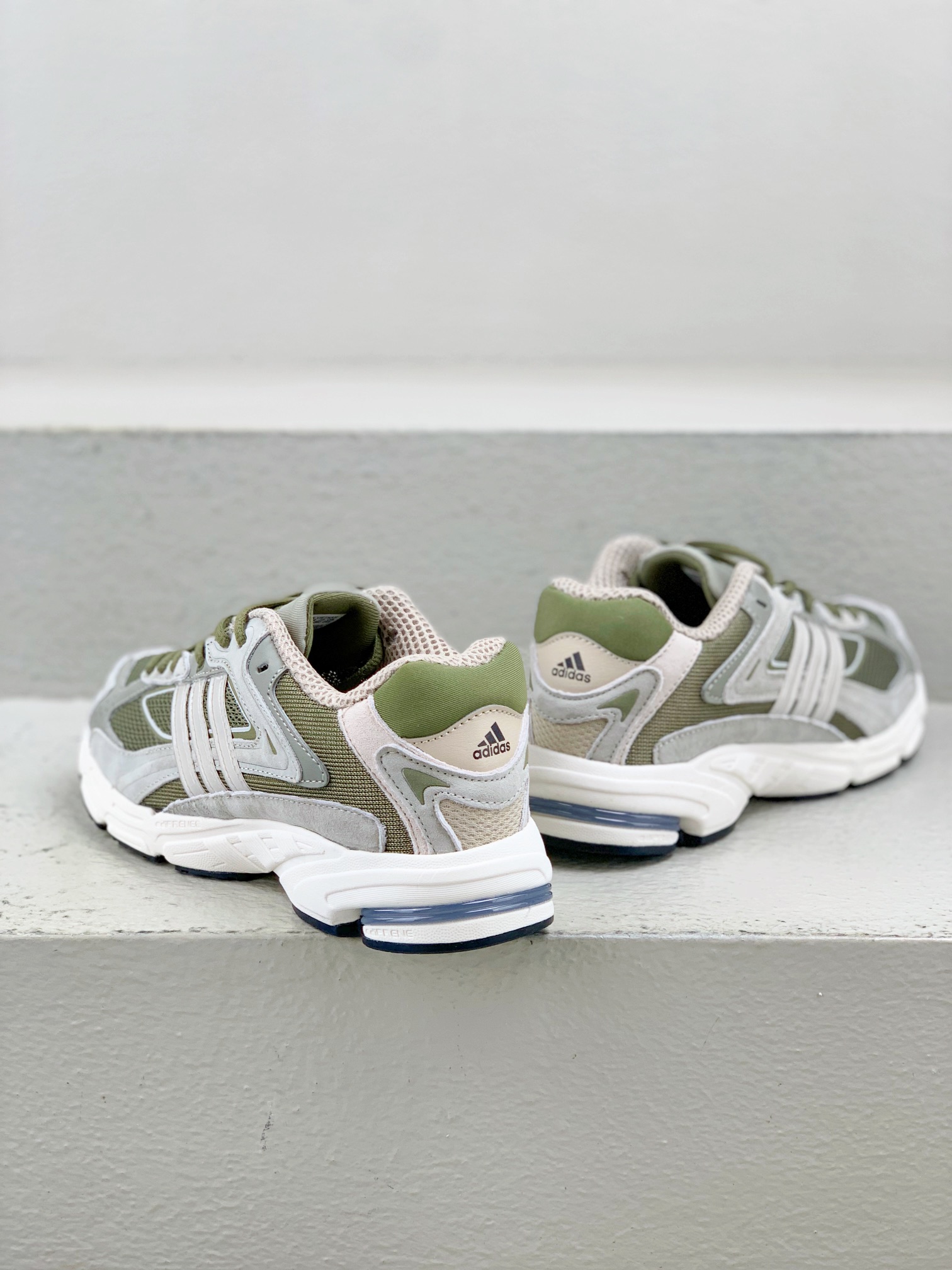 Adidas Running Shoes White Breathable M-l-s
