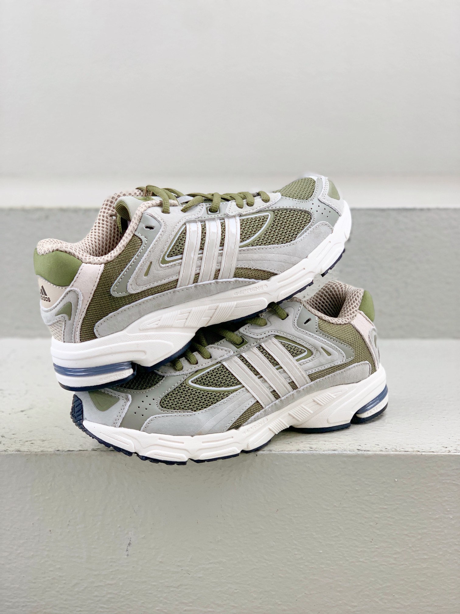 Adidas Running Shoes White Breathable M-l-s