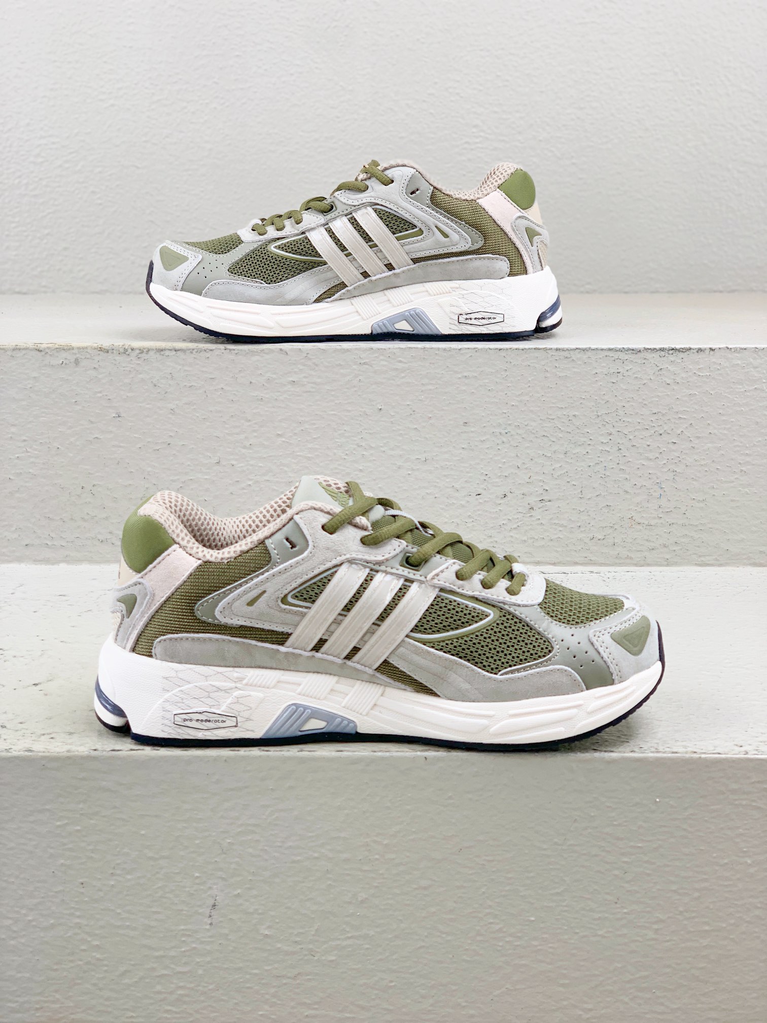 Adidas Running Shoes White Breathable M-l-s