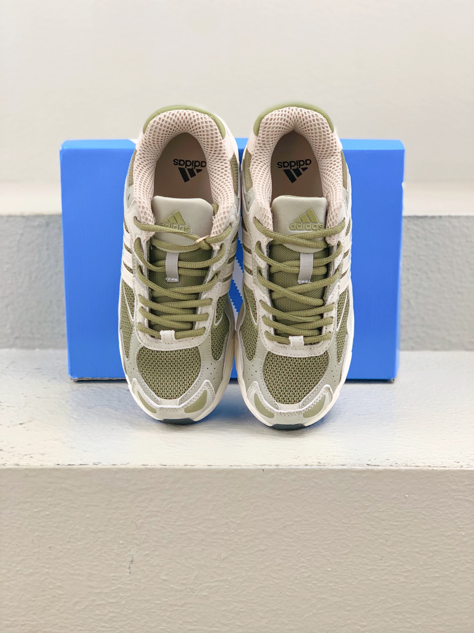 Adidas Running Shoes White Breathable M-l-s