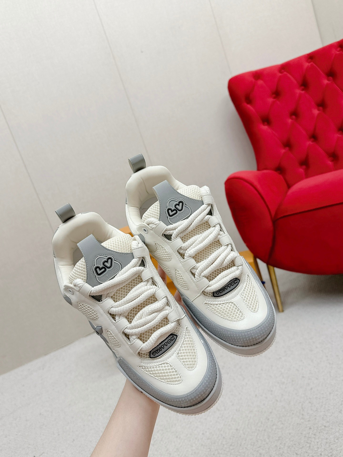 Louis Vuitton Male Board Shoes Breathable M-l-s