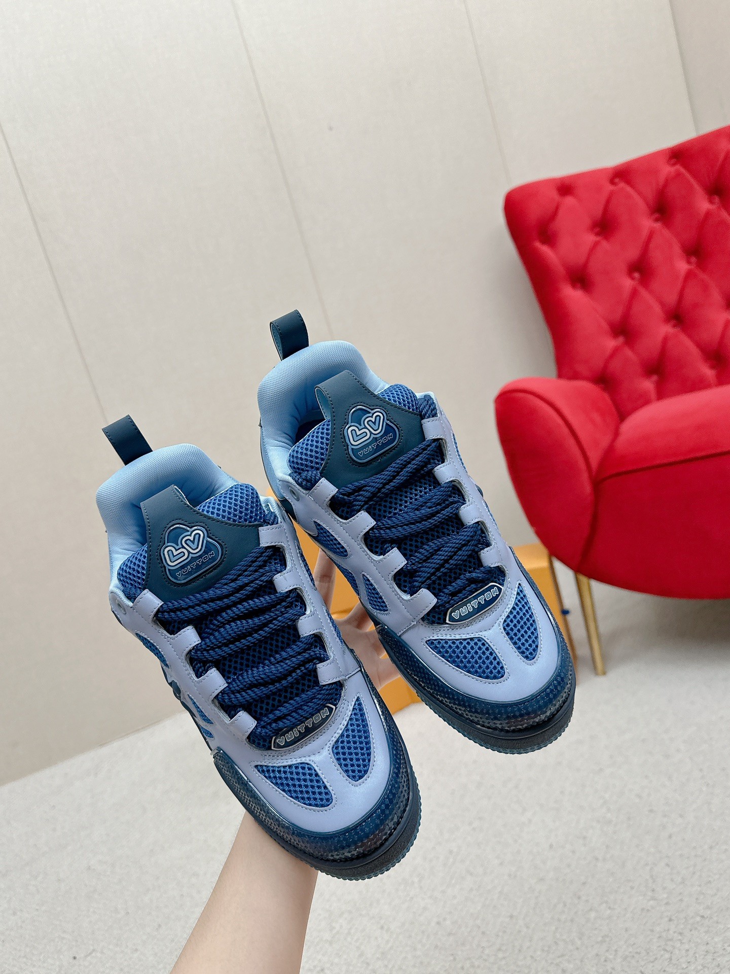 Louis Vuitton Male Board Shoes Breathable M-l-s