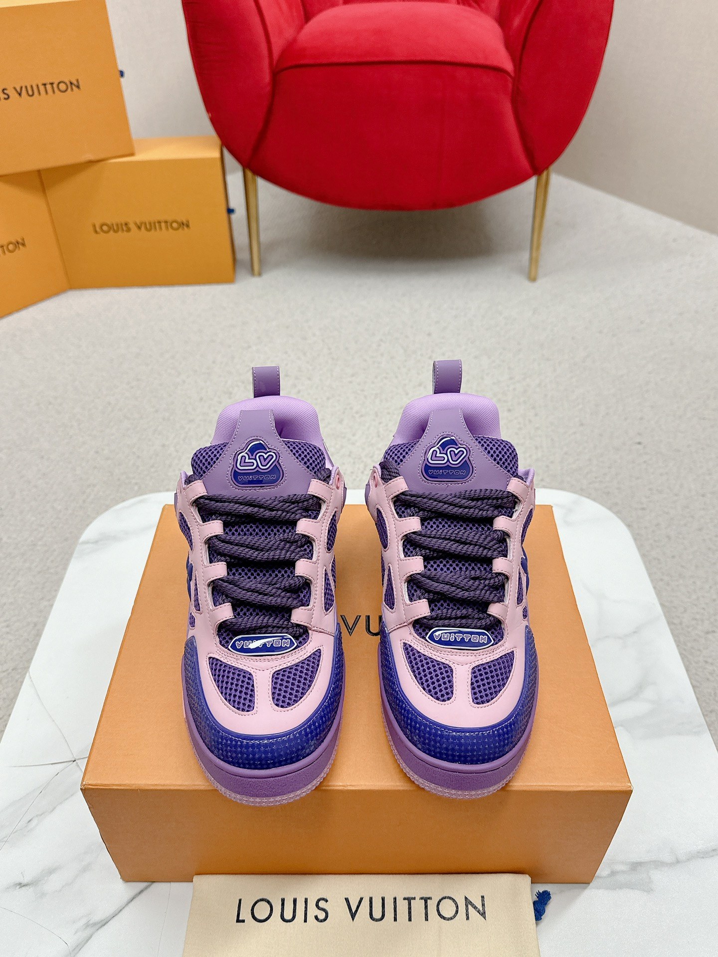 Louis Vuitton Male Board Shoes Breathable M-l-s