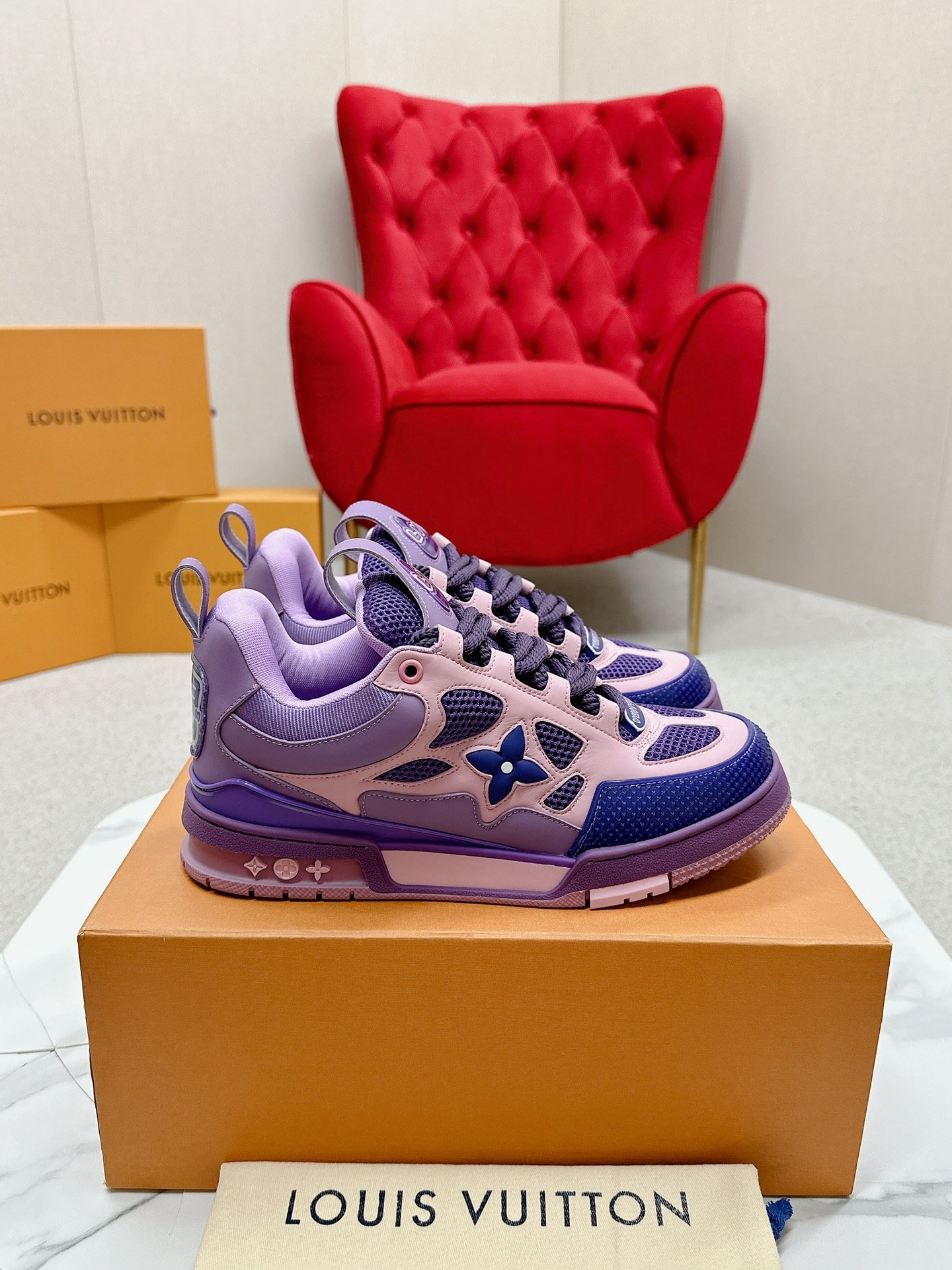 Louis Vuitton Male Board Shoes Breathable M-l-s