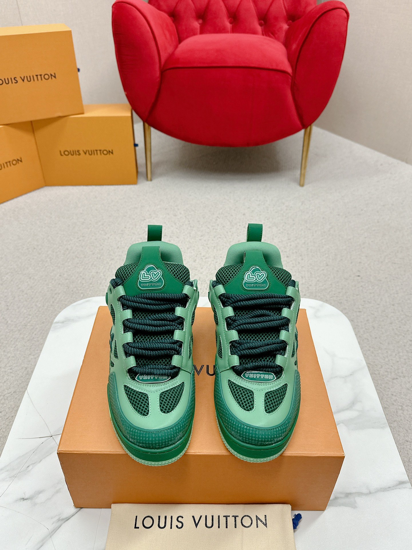 Louis Vuitton Male Board Shoes Breathable M-l-s