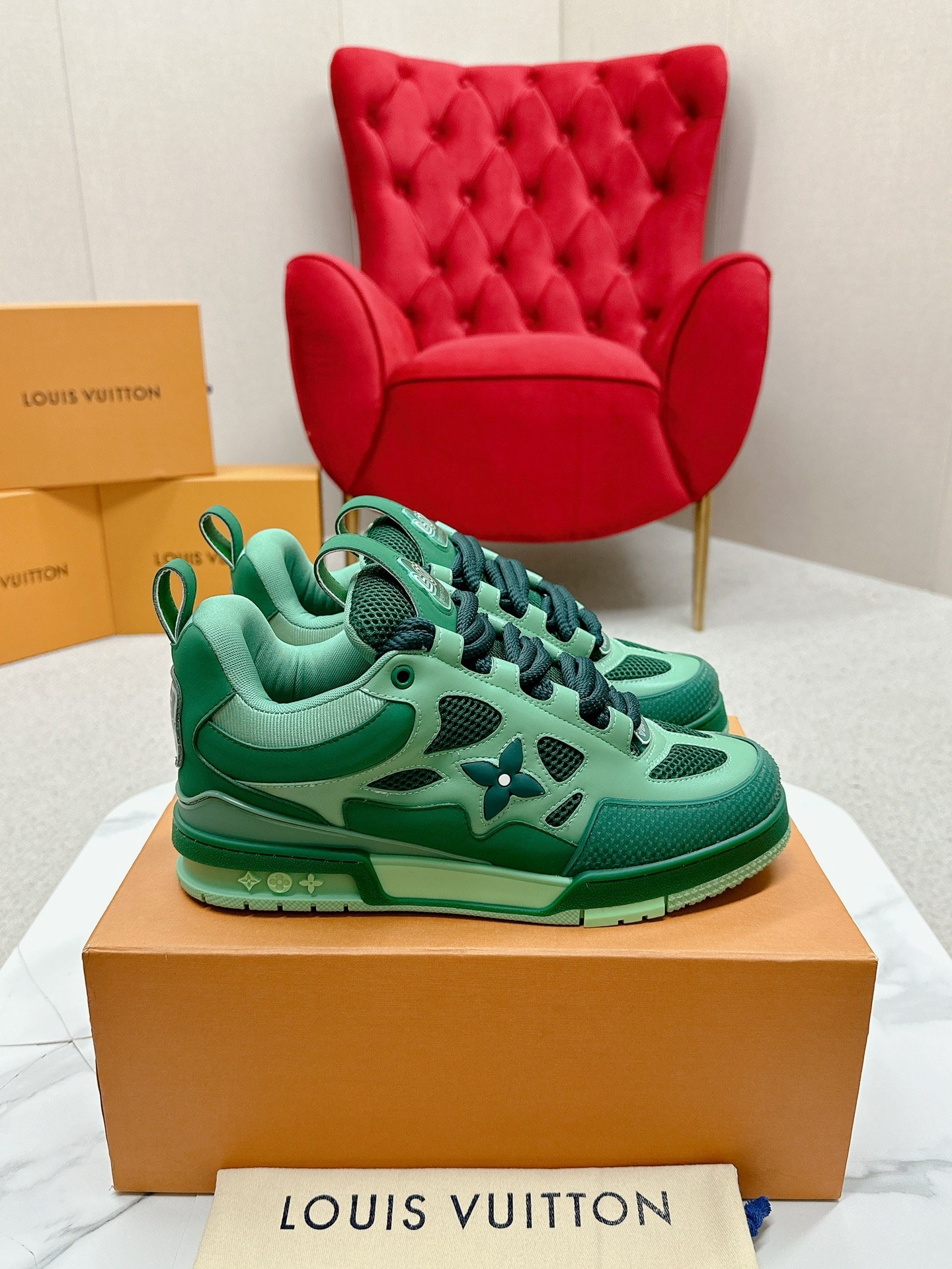 Louis Vuitton Male Board Shoes Breathable M-l-s