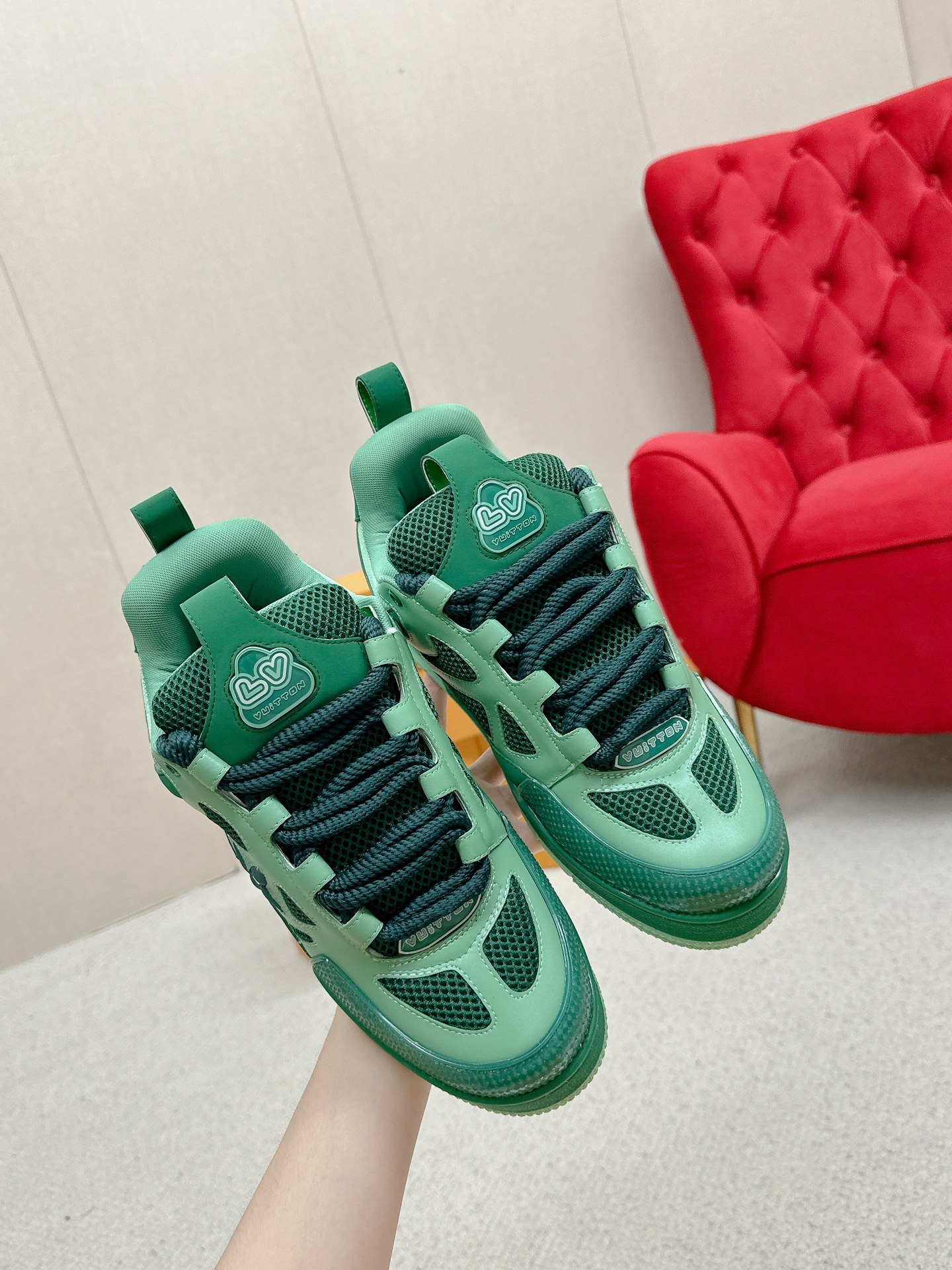 Louis Vuitton Male Board Shoes Breathable M-l-s