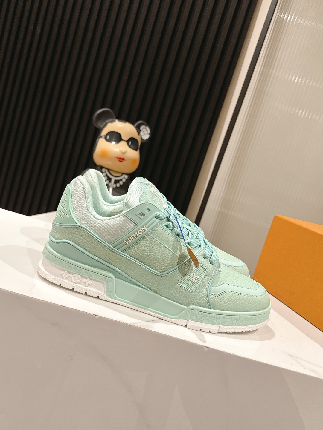 Louis Vuitton Male Board Shoes Mesh M-l